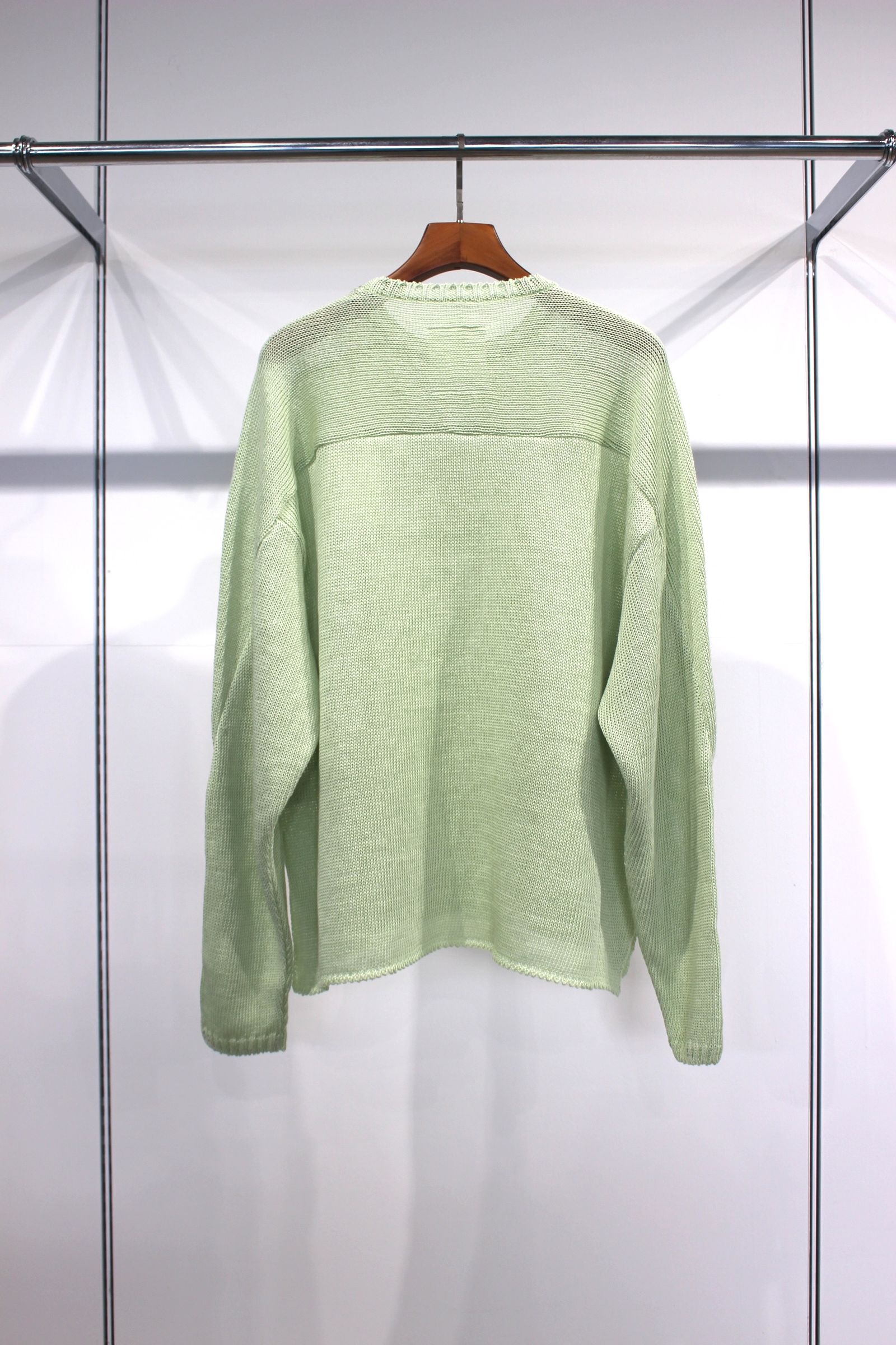 FOOTBALL LINEN KNIT | MINT | ニット