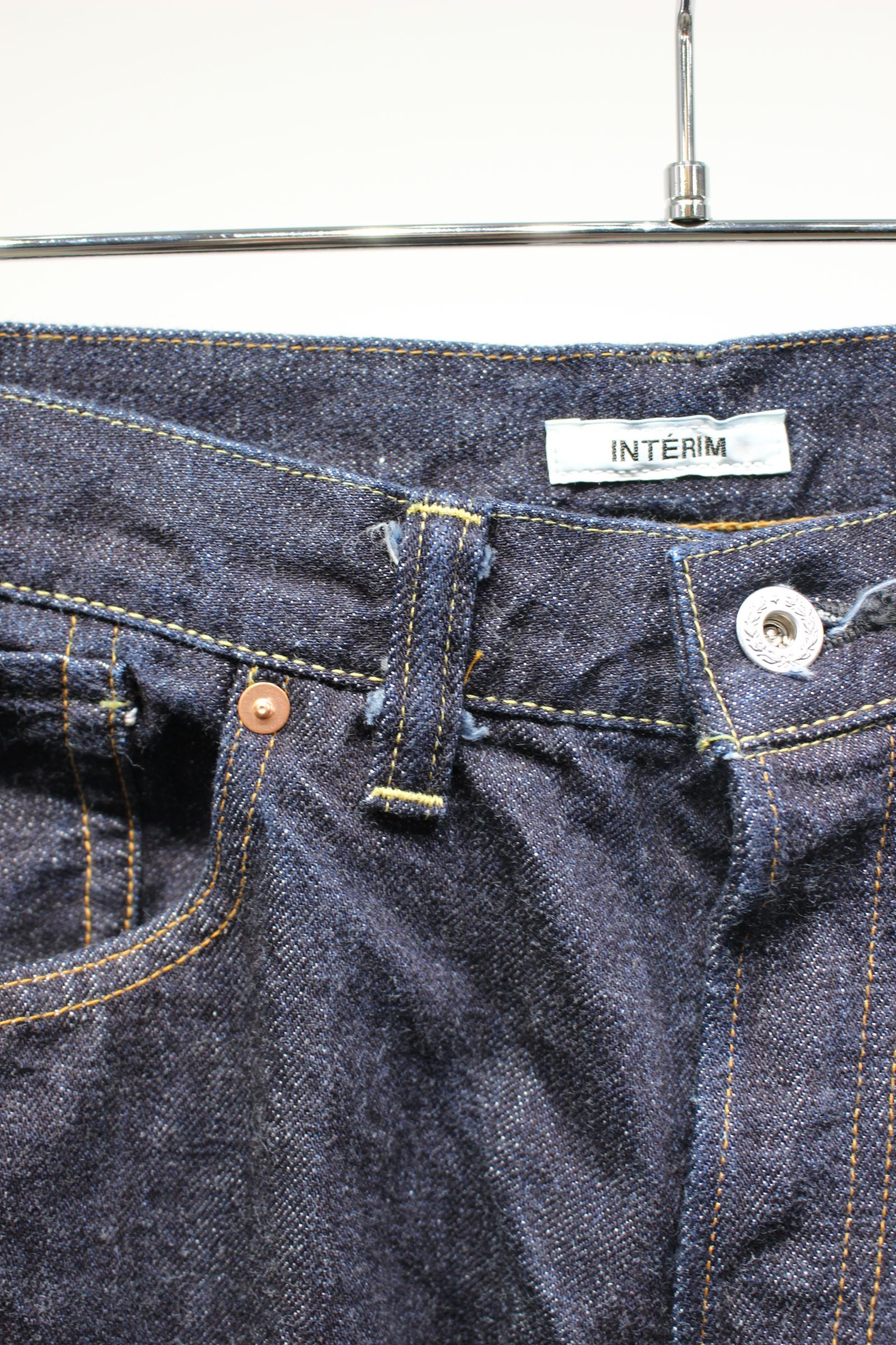 WASH HEAVY KIBATA SHUTTLE HYPER BIG WWII 1943 DENIM JEANS | NAVY | デニムパンツ