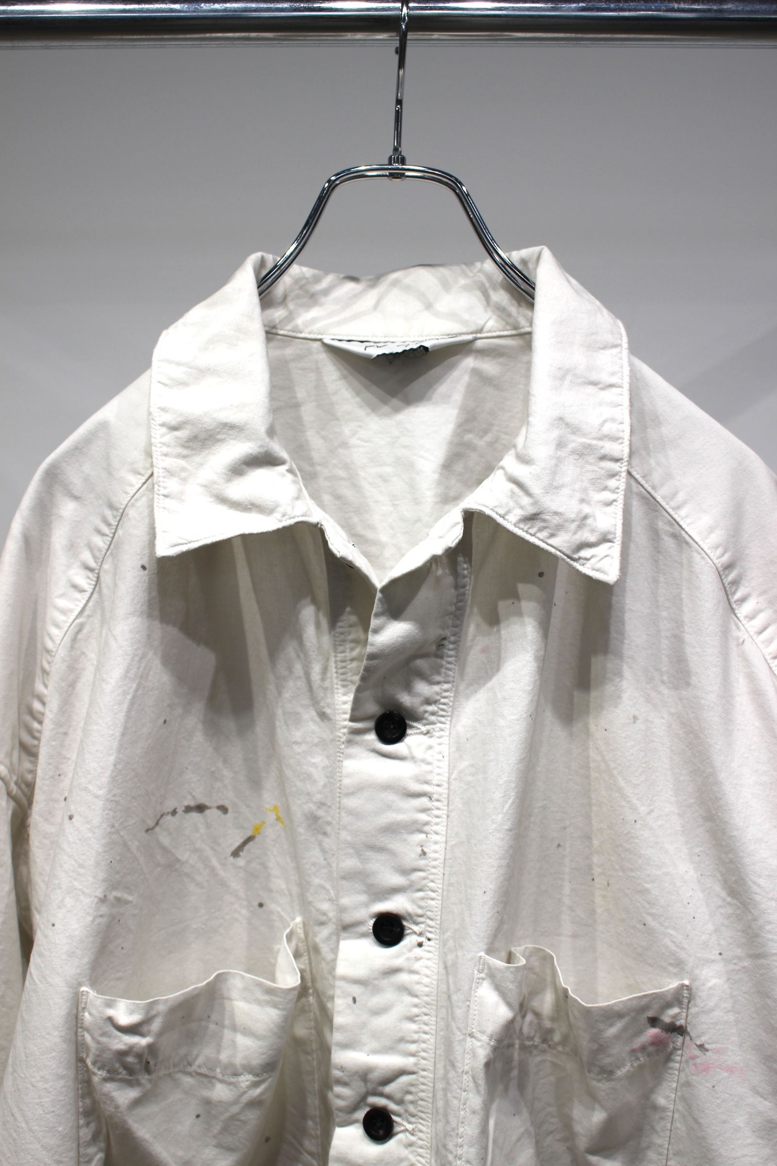 CHAMBRAY SHIRT JACKET | WHITE | シャンブレーシャツジャケット