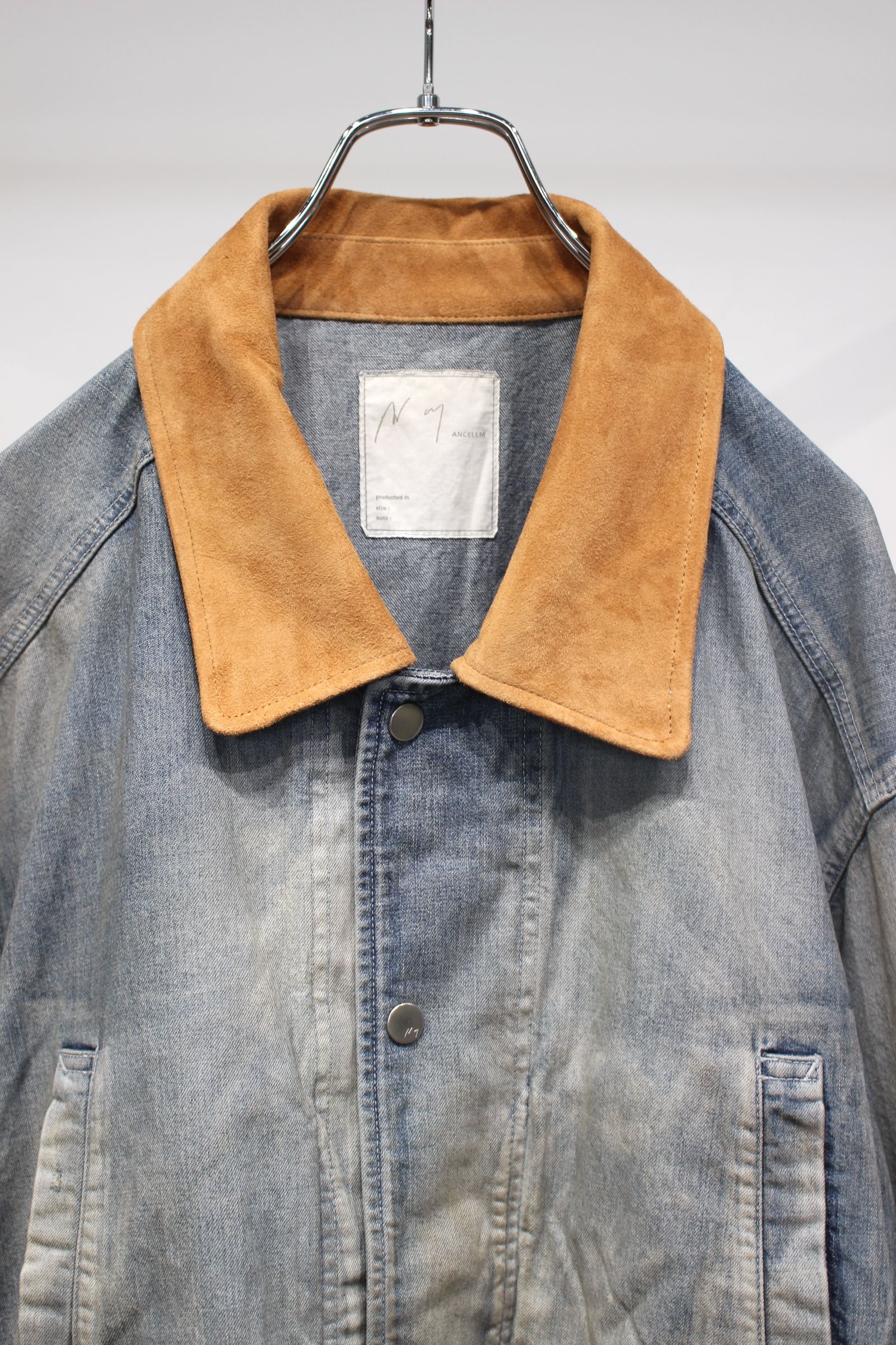 AGING DENIM HALF JACKET | INDIGO | デニムハーフジャケット