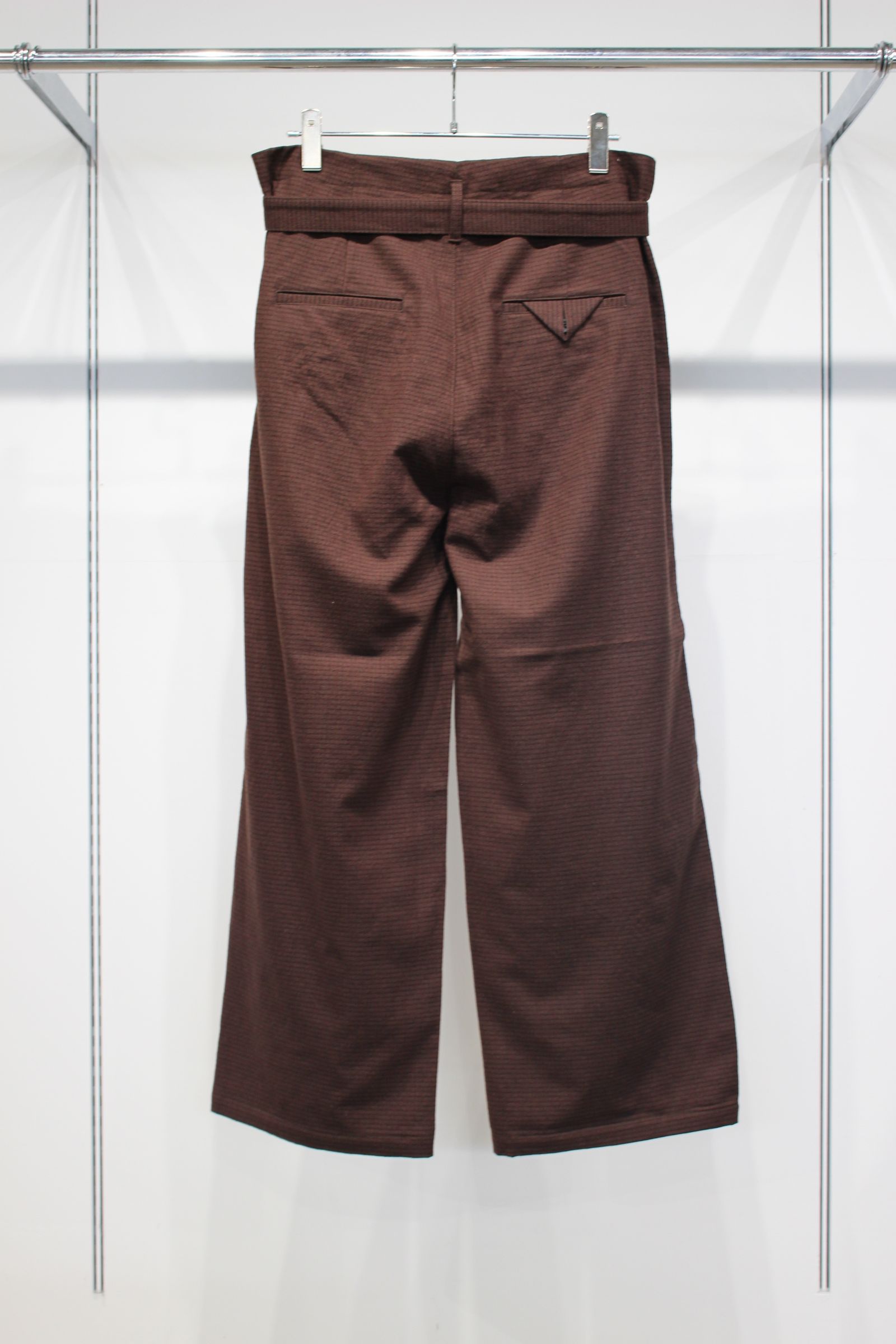 DOUBLE TAILORED JACKET | WOOL BELTED WIDE SLACKS | GRAPH CHECK | セットアップ