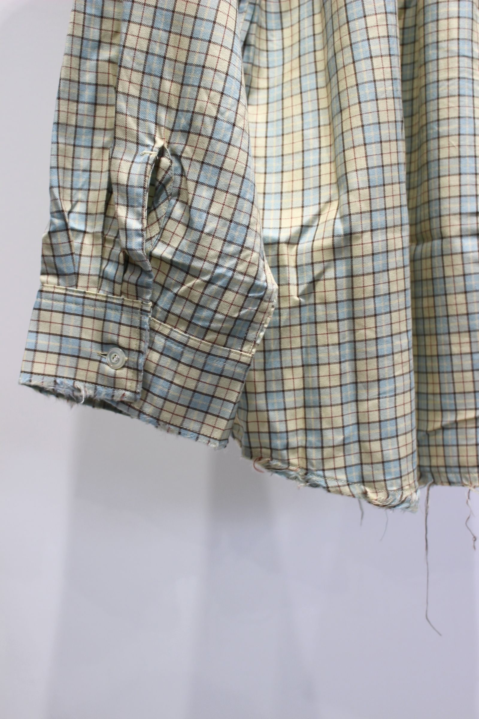 [ラスト1点] NEL CHECK OVER WORK SHIRT | CREAM | ネルシャツ