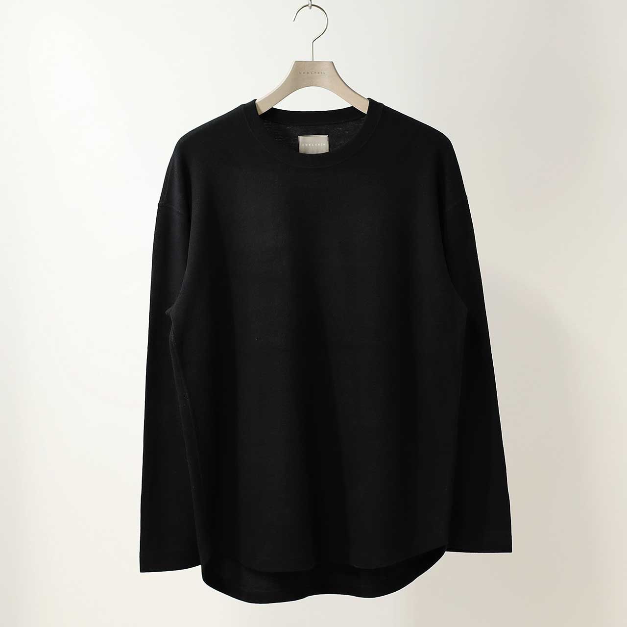 PREMIEREWARM L/S TEE (crew-neck) | BLACK | カットソー