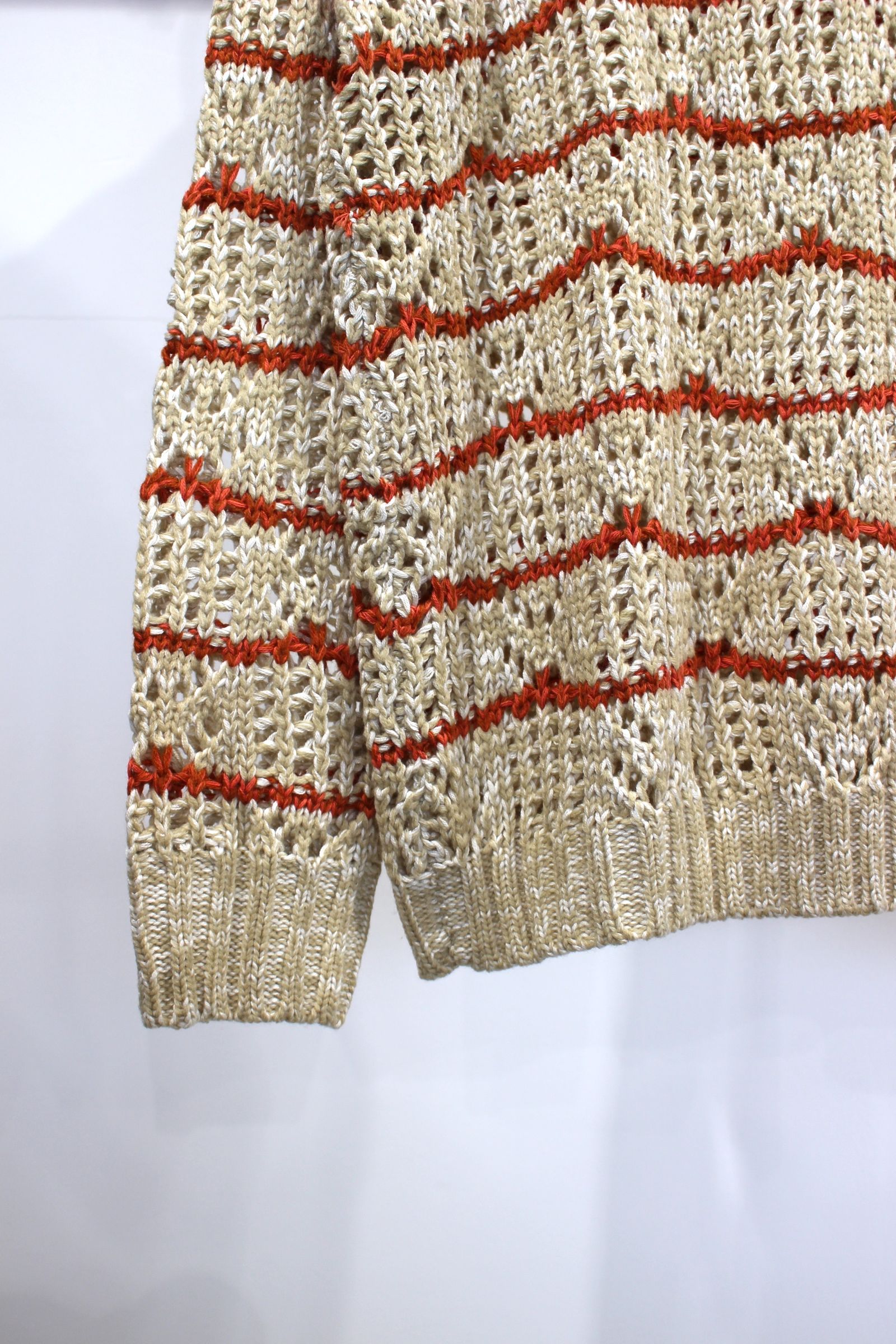 5G CROCHET TYPE BORDER/ニット