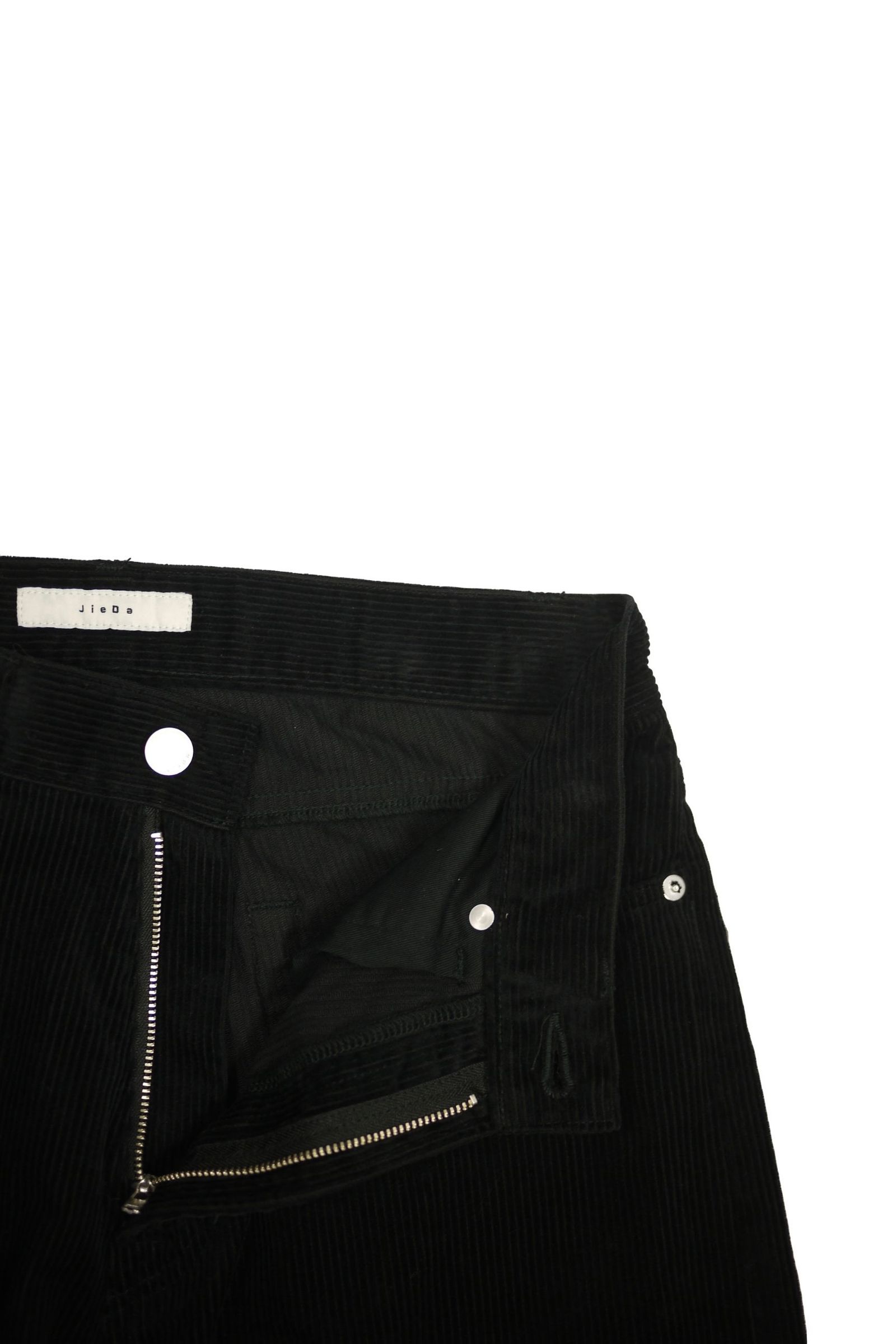 DAMAGE CORDUROY PANTS/BLACK