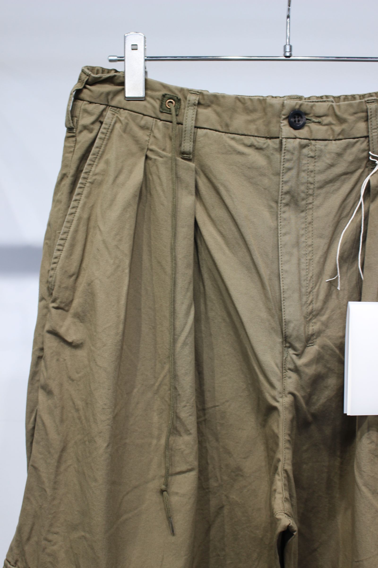 POPLIN CARGO PANTS | OLIVE | カーゴパンツ