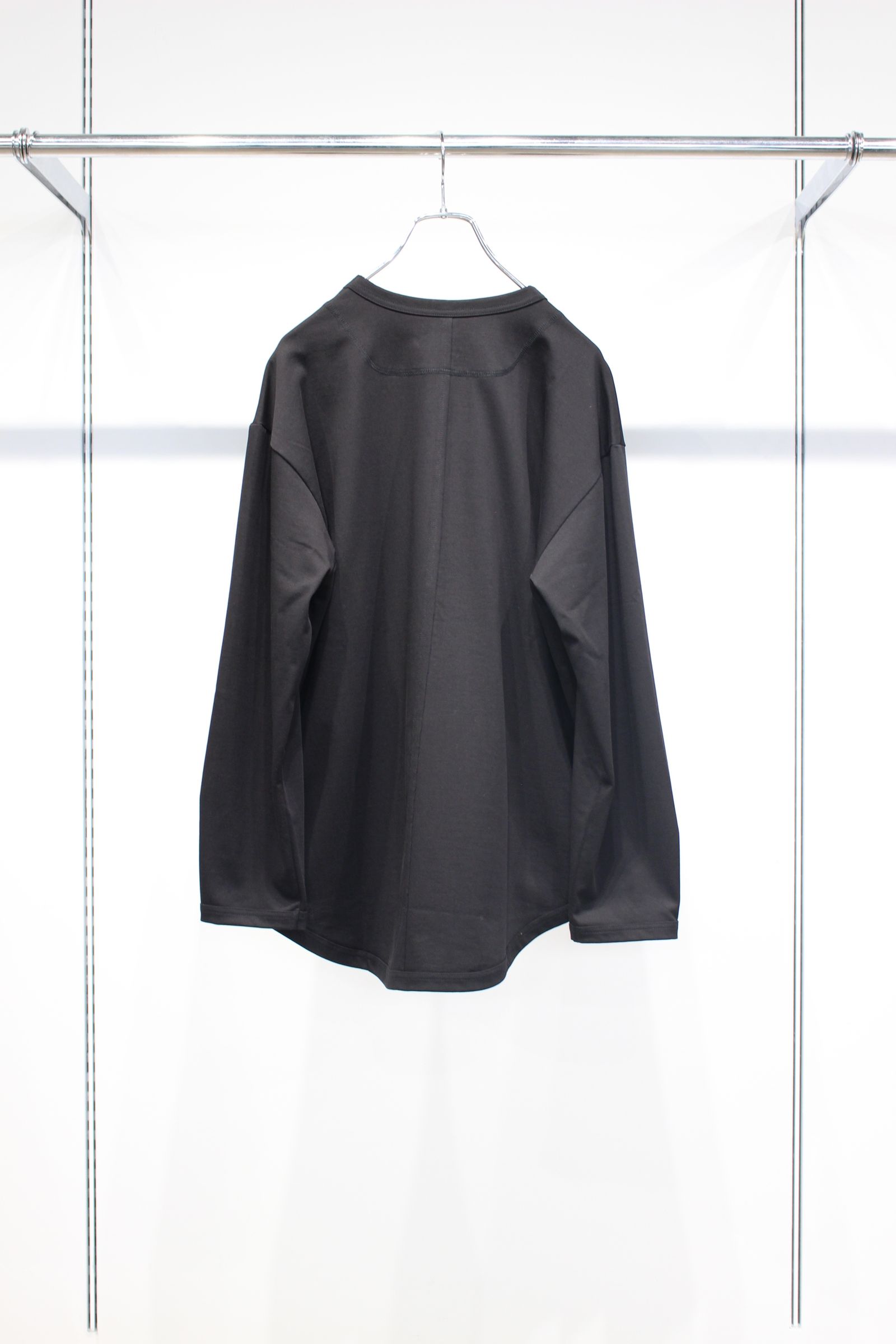 ALEX L/S TEE "solid" | BLACK | カットソー