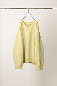 FLEECE-LINED SWEAT SHIRT | YELLOW | スウェット