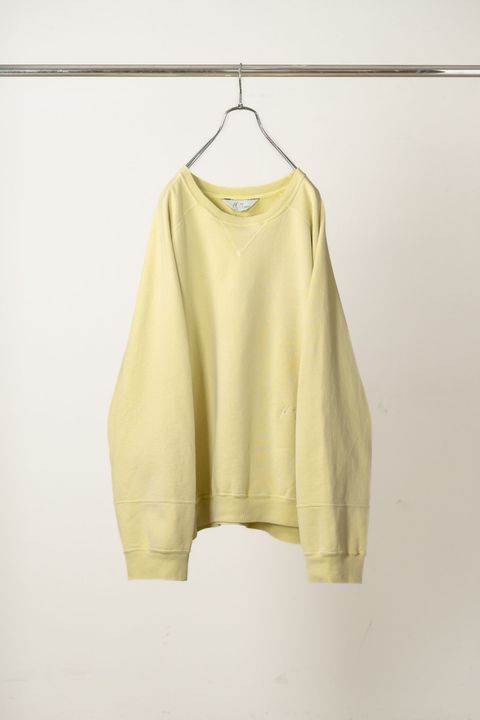 FLEECE-LINED SWEAT SHIRT | YELLOW | スウェット