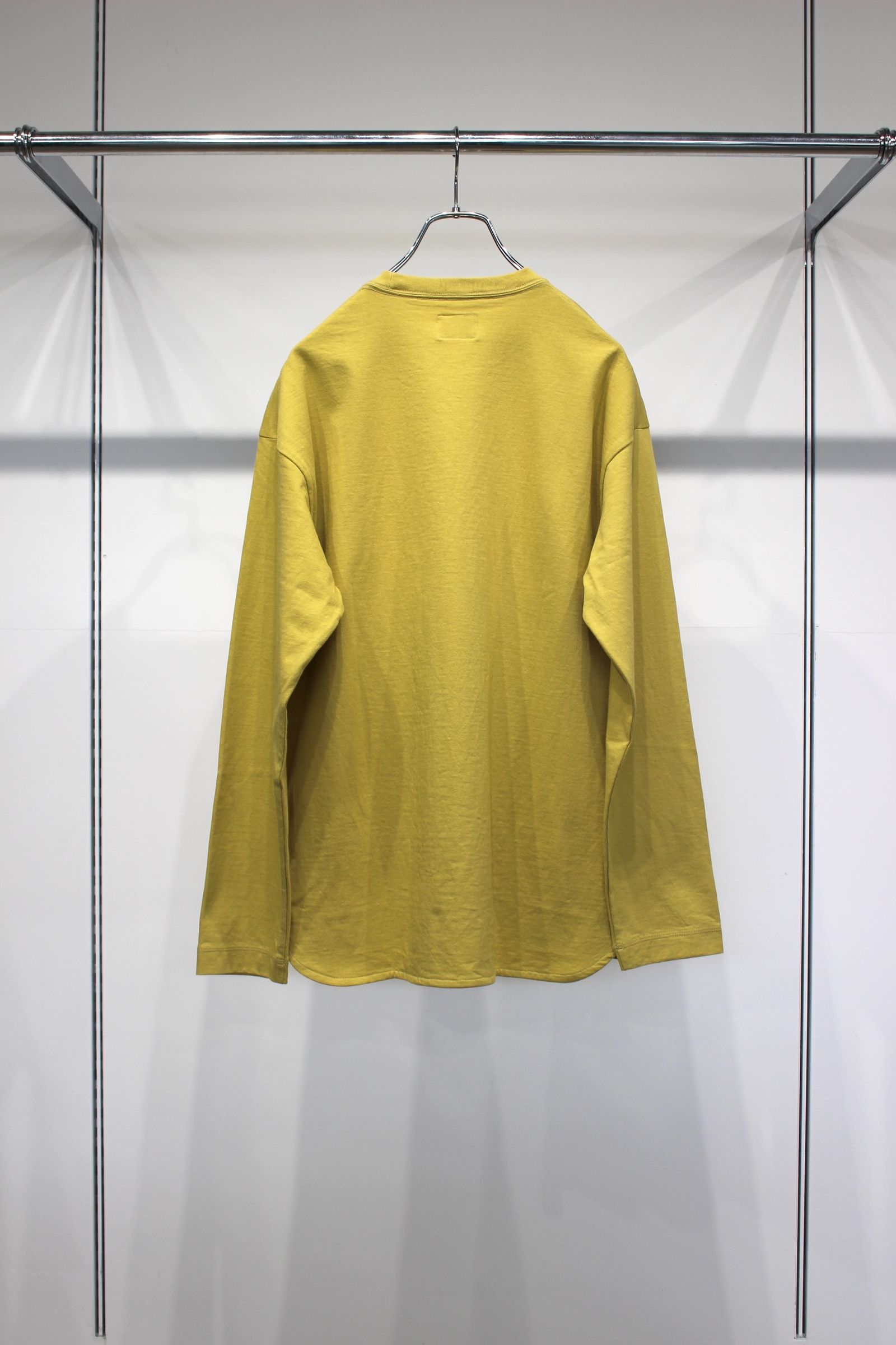 AGED COTTON TEE | DULL LIME | カットソー