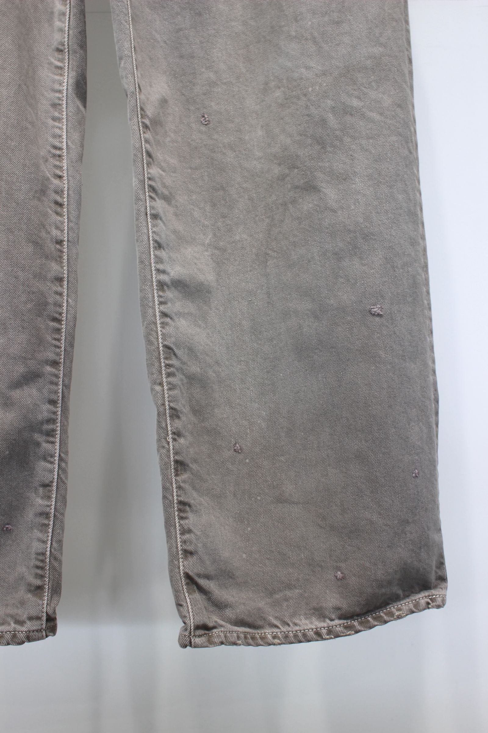 AGING MIDDLE STRAIGHT 5P DENIM PANTS | GRAY | デニムパンツ