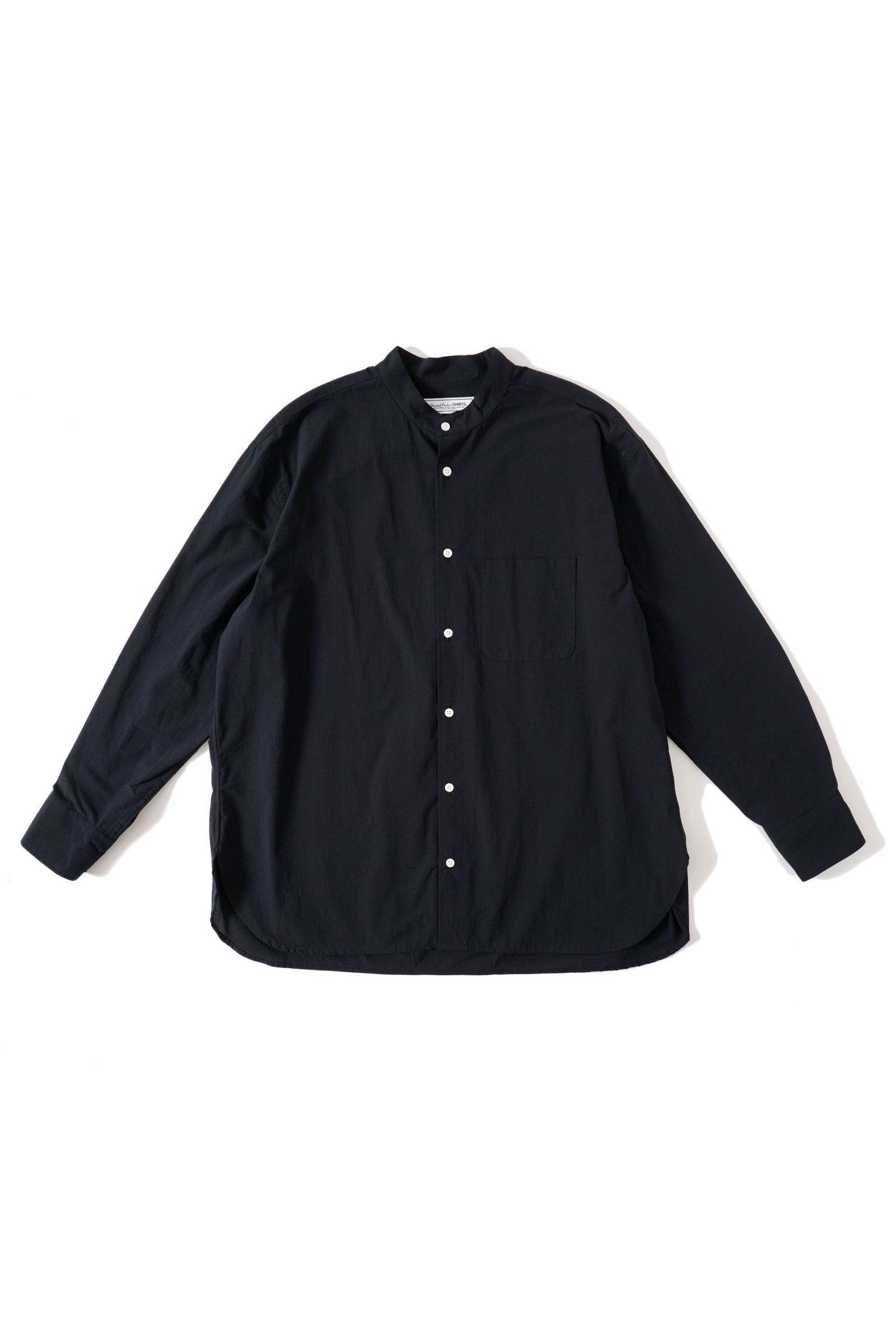 UNIVERSAL PRODUCTS - SEERSUCKER BAND COLLAR SHIRT/シャツ | NapsNote