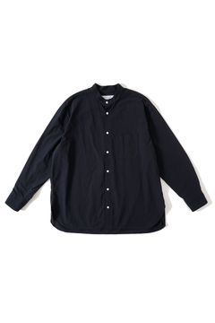 SEERSUCKER BAND COLLAR SHIRT/シャツ