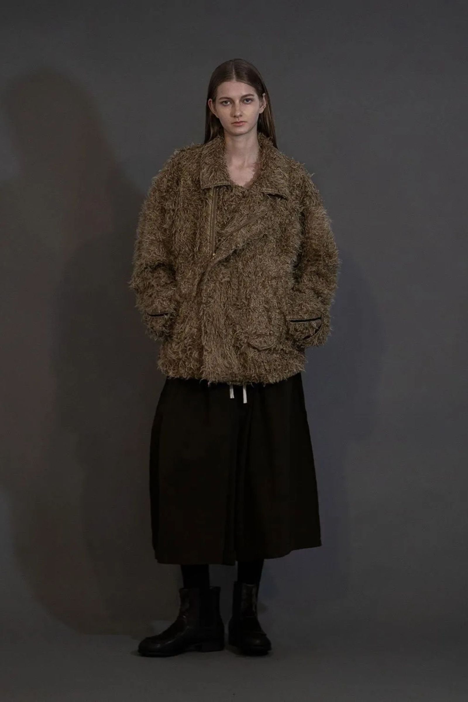 SHAGGY RIDERS JACKET | BEIGE | ライダースジャケット