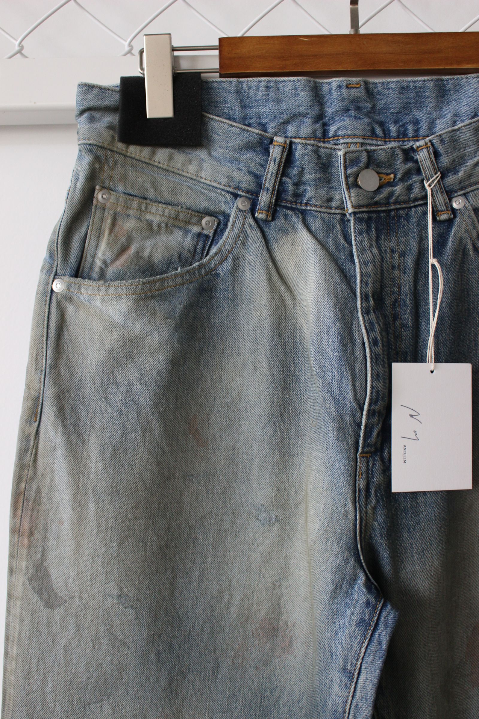 現品販売 Ancellm attic EX STRAIGHT 5P DENIM PANTS | artfive.co.jp