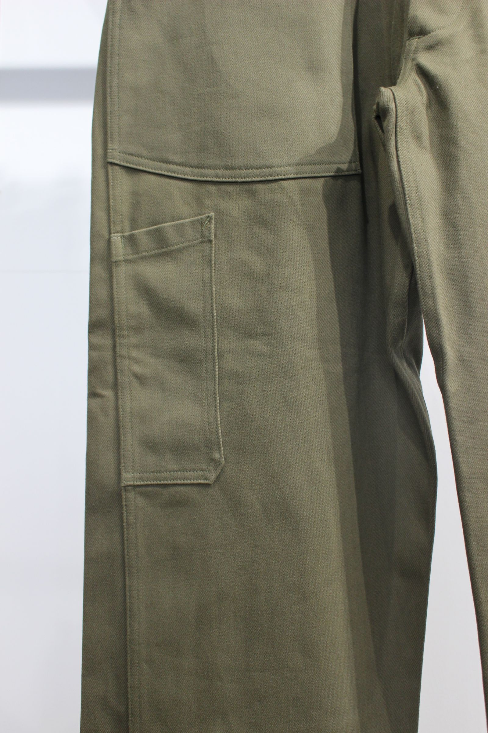 HEAVY PIMA TWILL FRENCH AIR FORCE MECHANIC PANTS | OLIVE | ミリタリーパンツ