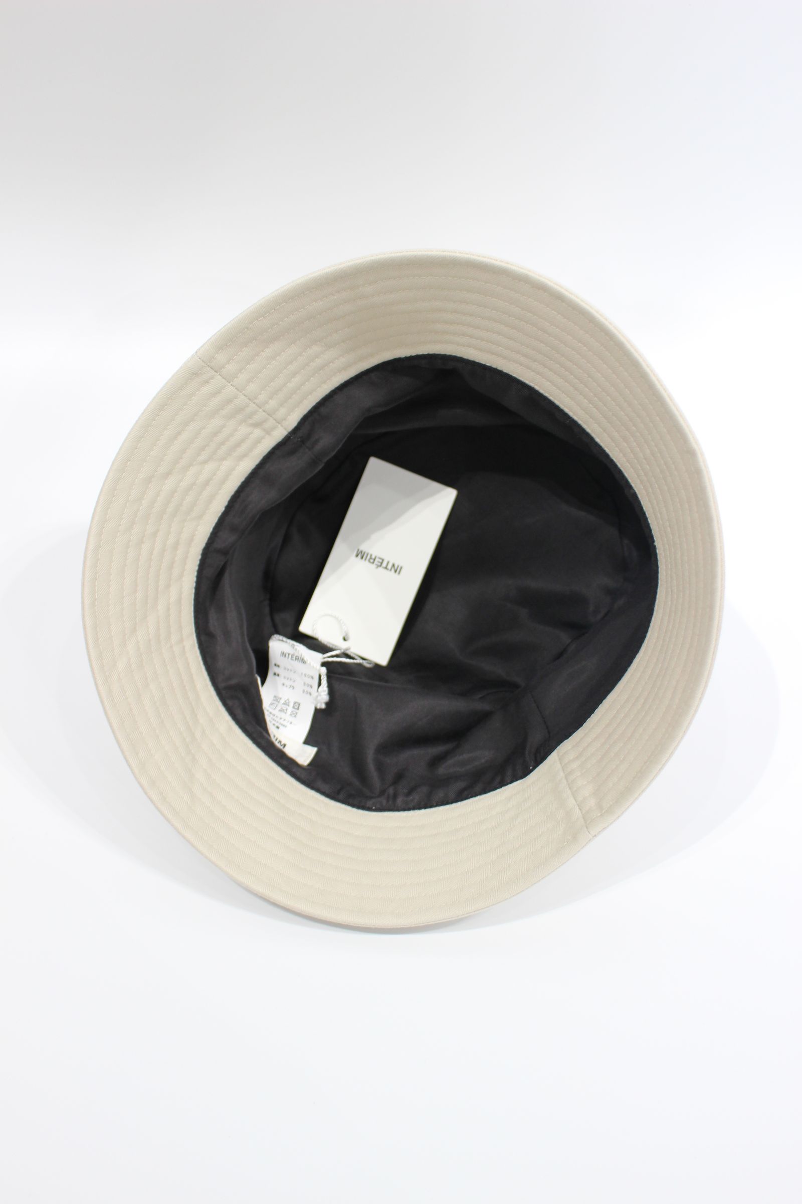ORGANIC COTTON HBT TWILL BUCKET HAT | IVORY | バケットハット