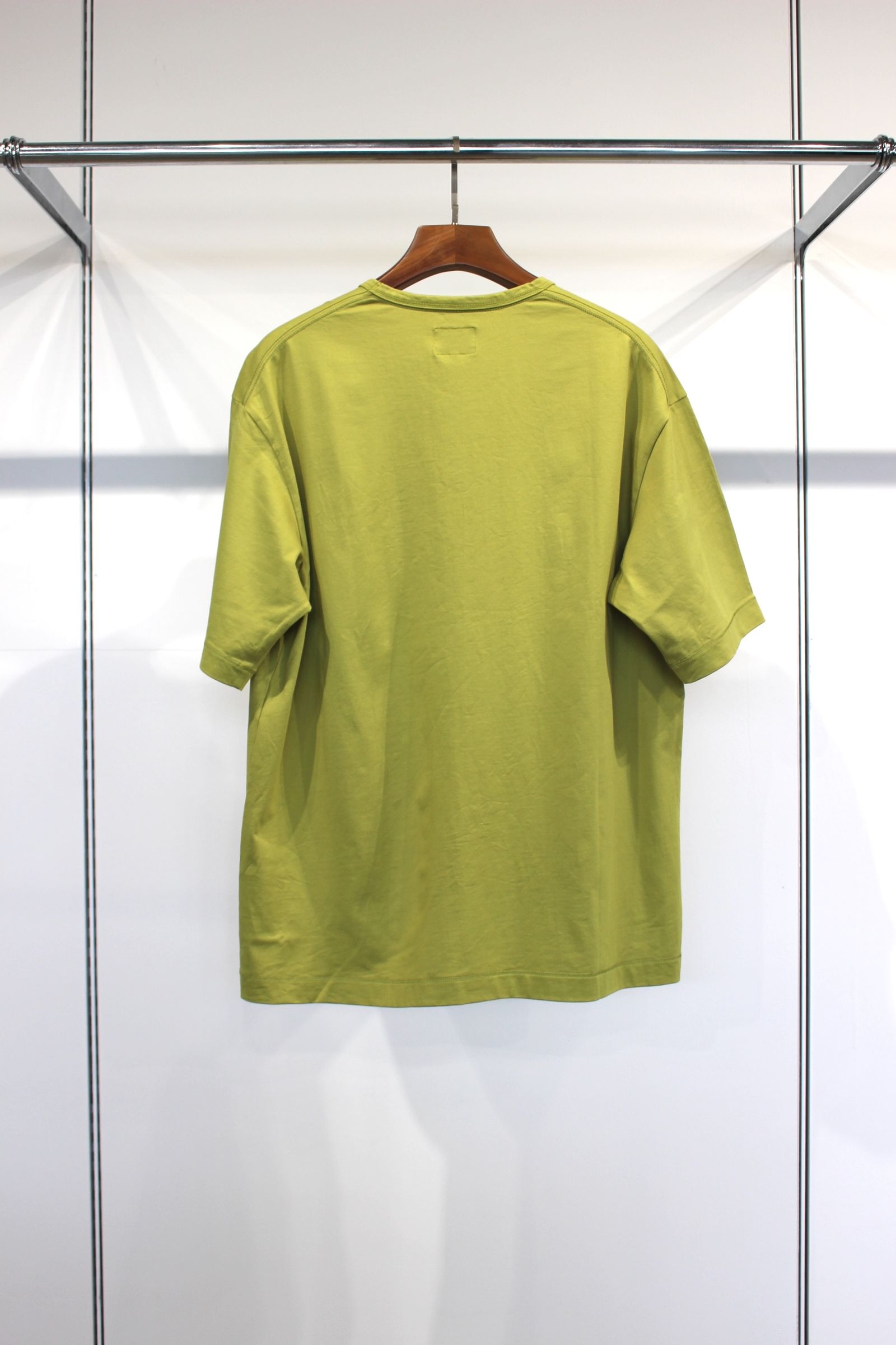 EMBROIDERY S/S TEE | LIME | Tシャツ