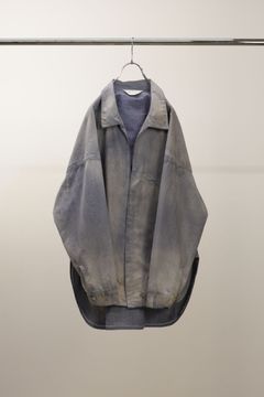 AGING CHAMBRAY LONG SHIRT | DUSKY PURPLE | シャンブレーシャツ