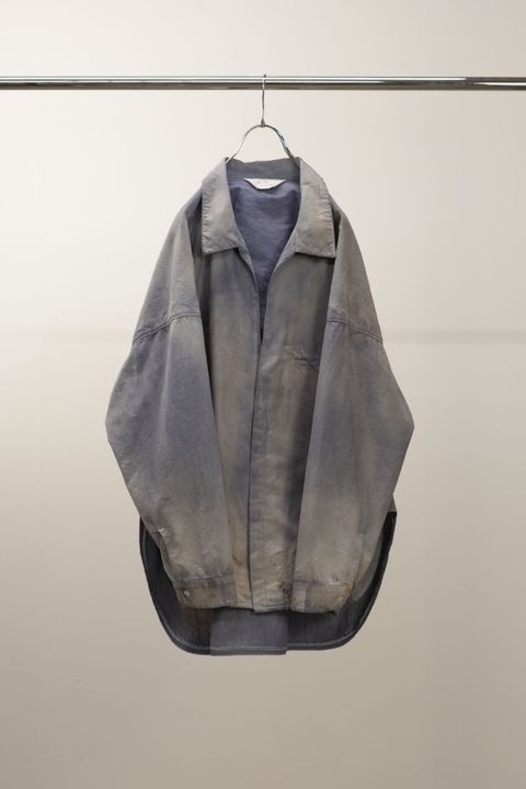 AGING CHAMBRAY LONG SHIRT | DUSKY PURPLE | シャンブレーシャツ
