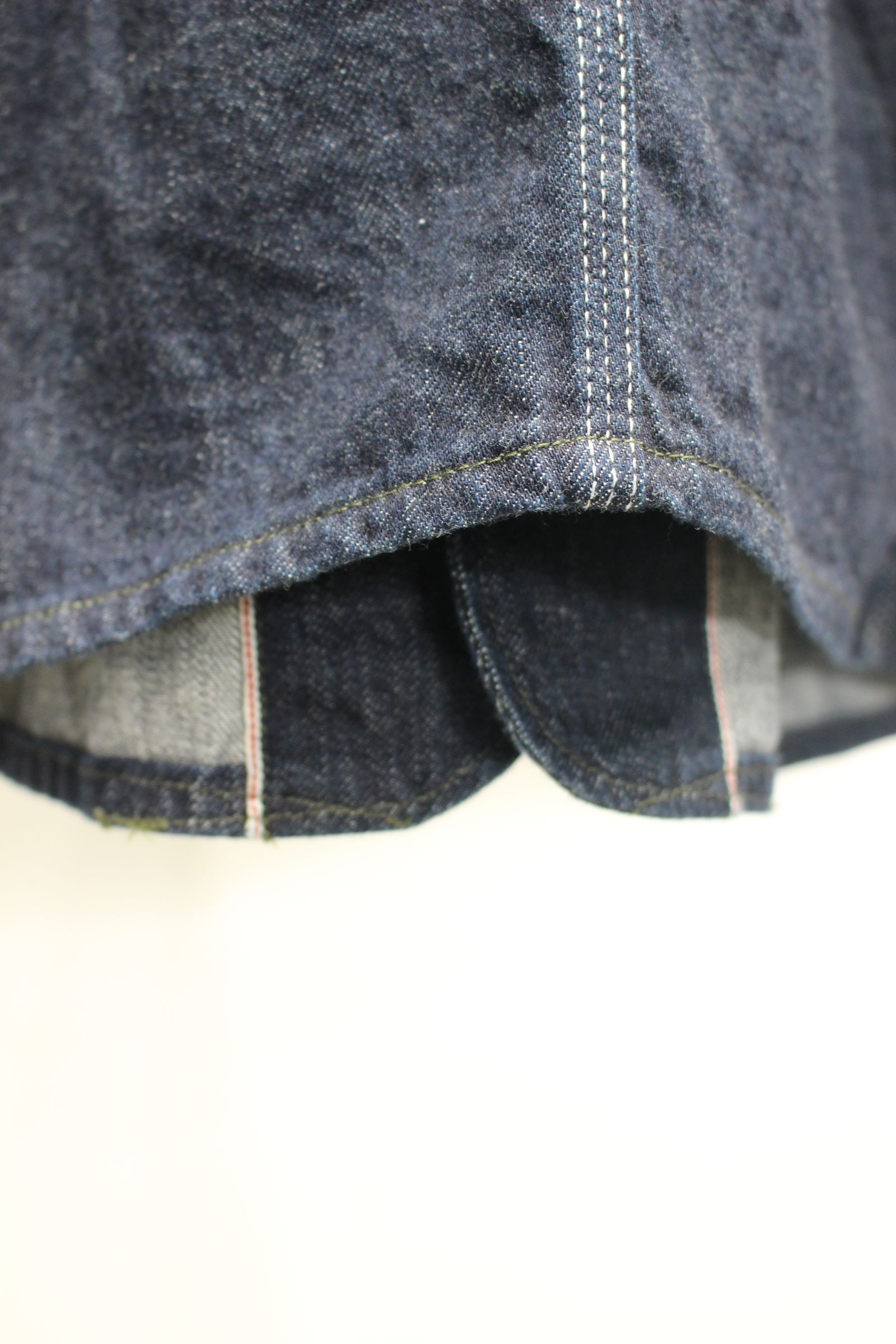 ZIMBABWE COTTON SHUTTLE DENIM 1st HERCULES COVERALL | NAVY | カバーオール