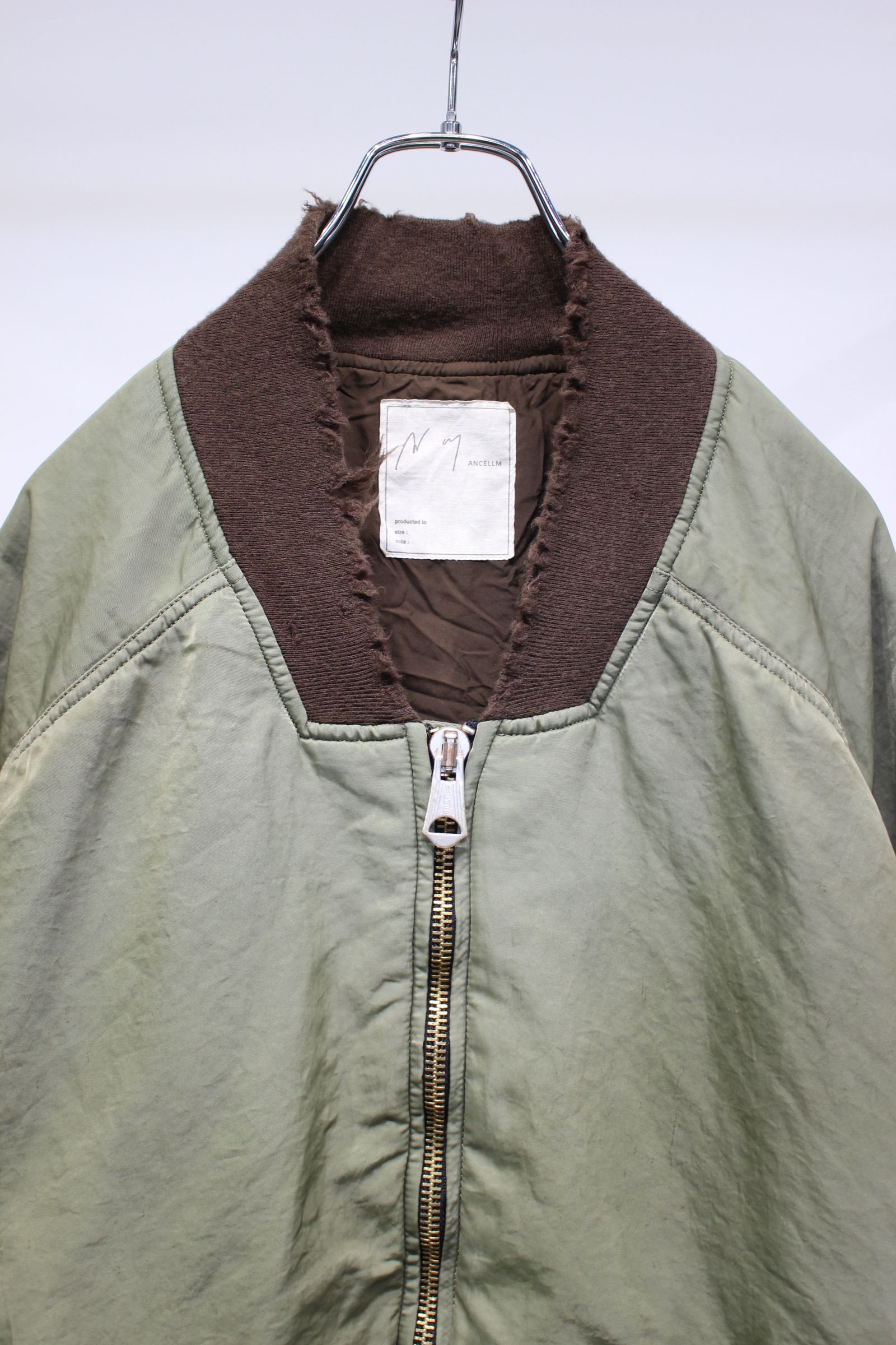 FADED BOMBER JACKET | KHAKI | ボンバージャケット