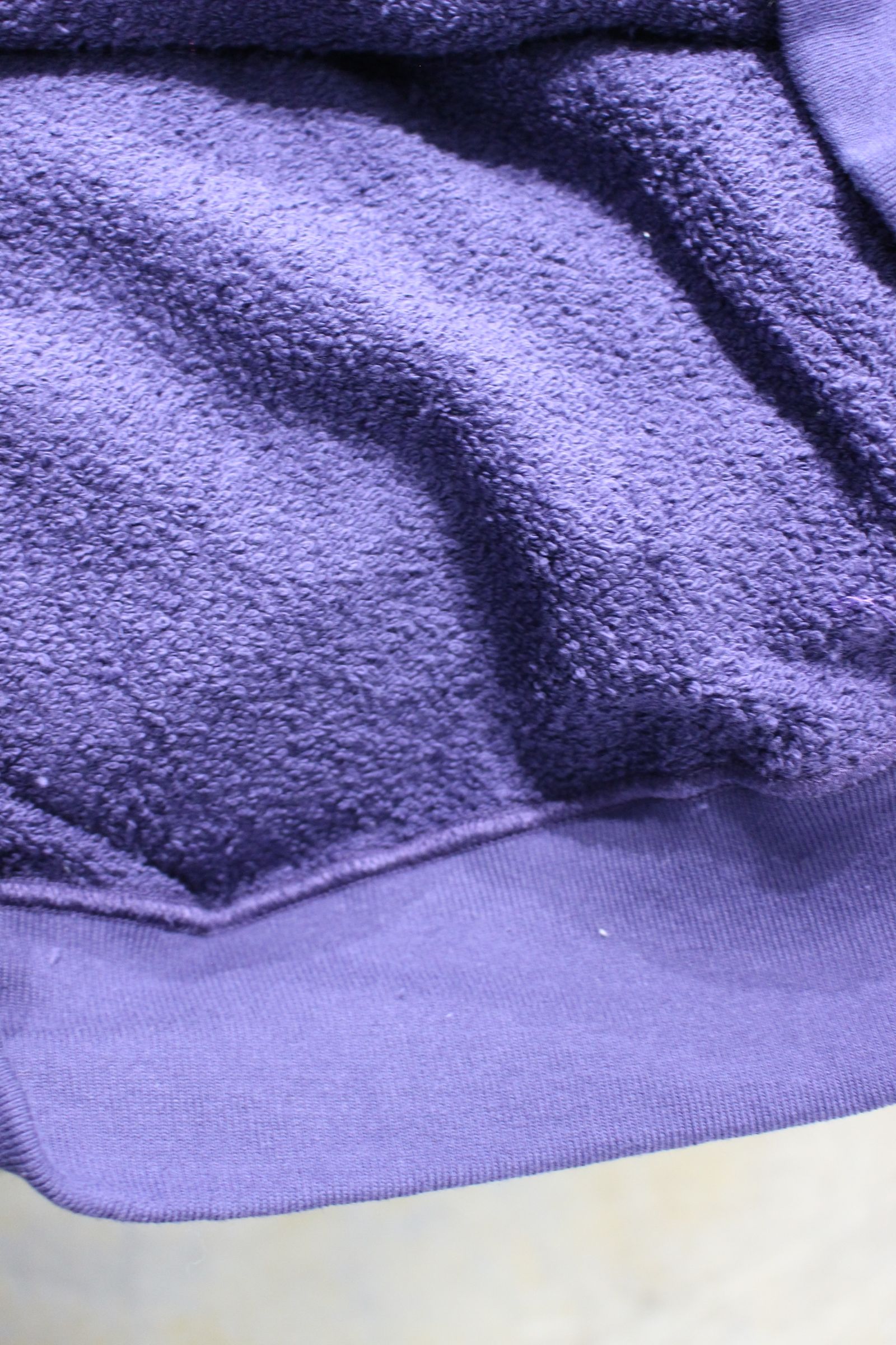 HYPER BIG LOOP WHEEL SIDE SEAMLESS AFTER HOODED SWEAT PARKA/NASU
