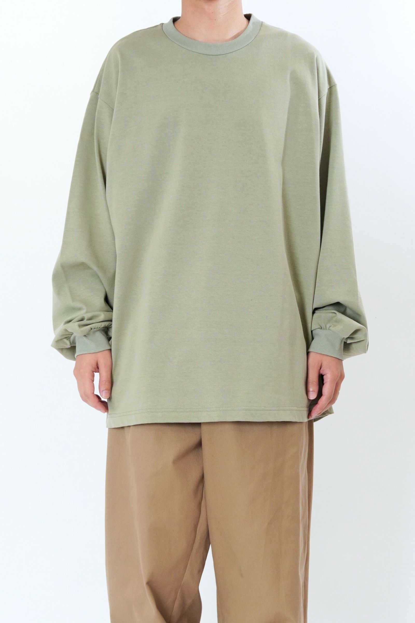 L/S T-SHIRTS | MOSS GREEN | カットソー