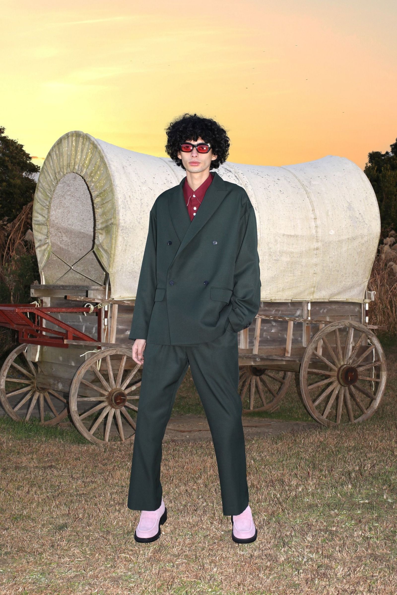 DOUBLE TAILORED JACKET/テーラードジャケット