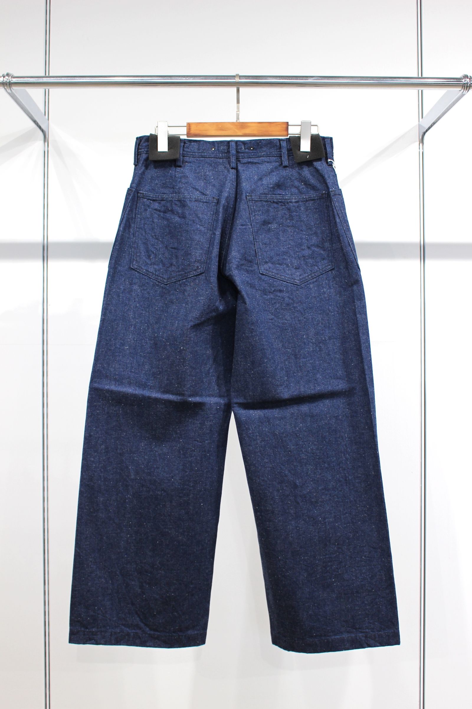 1940'S WW2 US.NAVY SELVEDGE NEP DENIM TROUSER/NEP NAVY