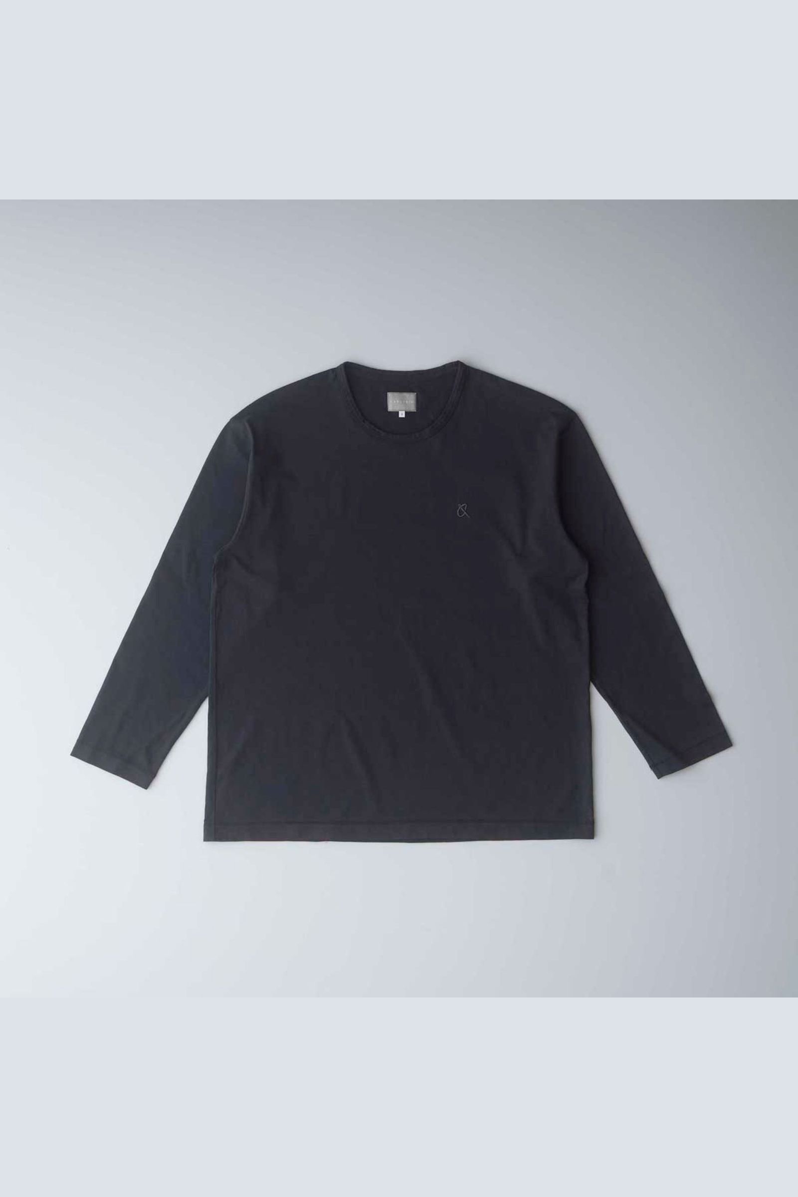 EMBROIDERY L/S TEE/NAVY