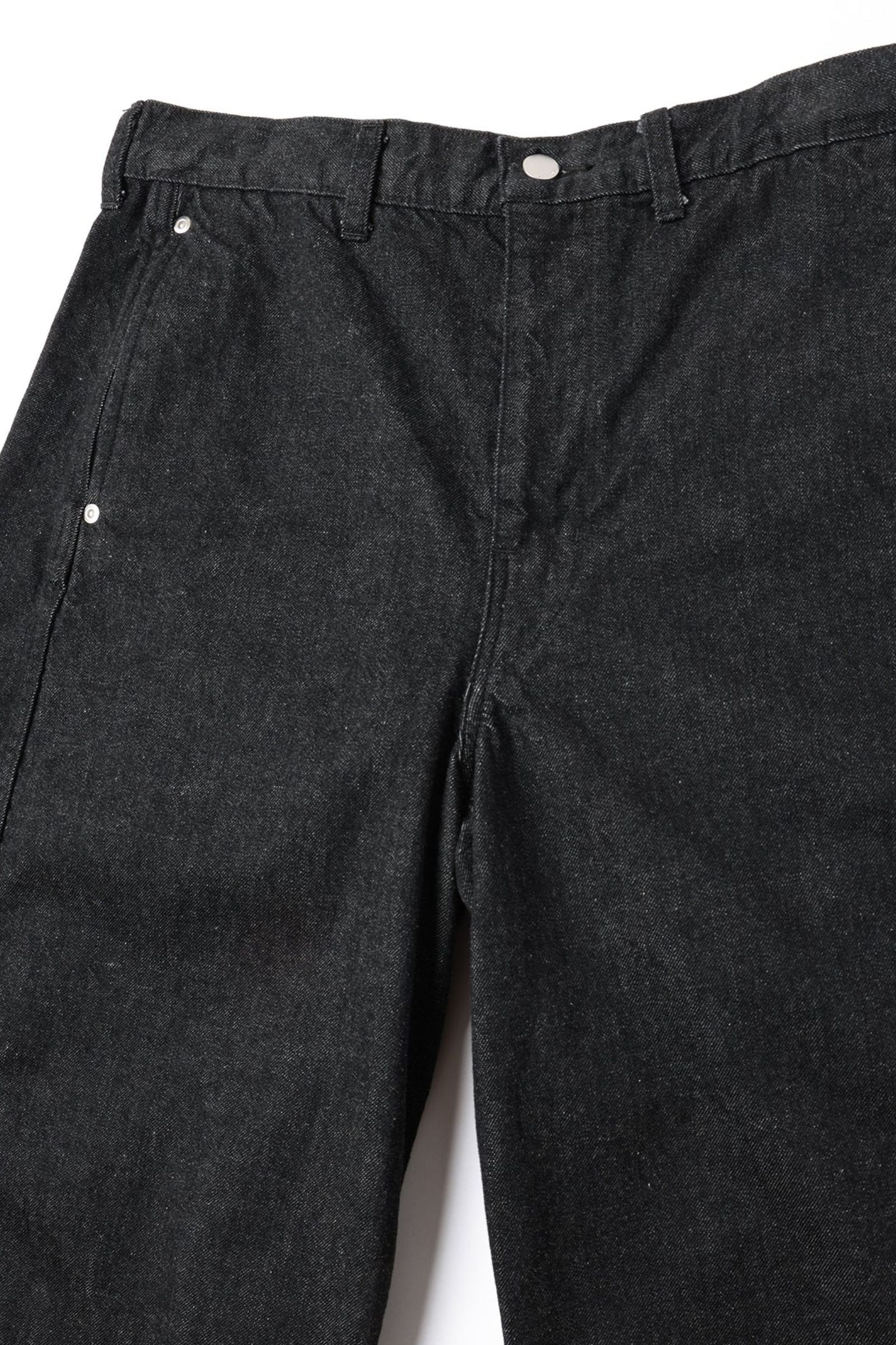 3D 3/4 DENIM PANTS | BLACK | ショートパンツ