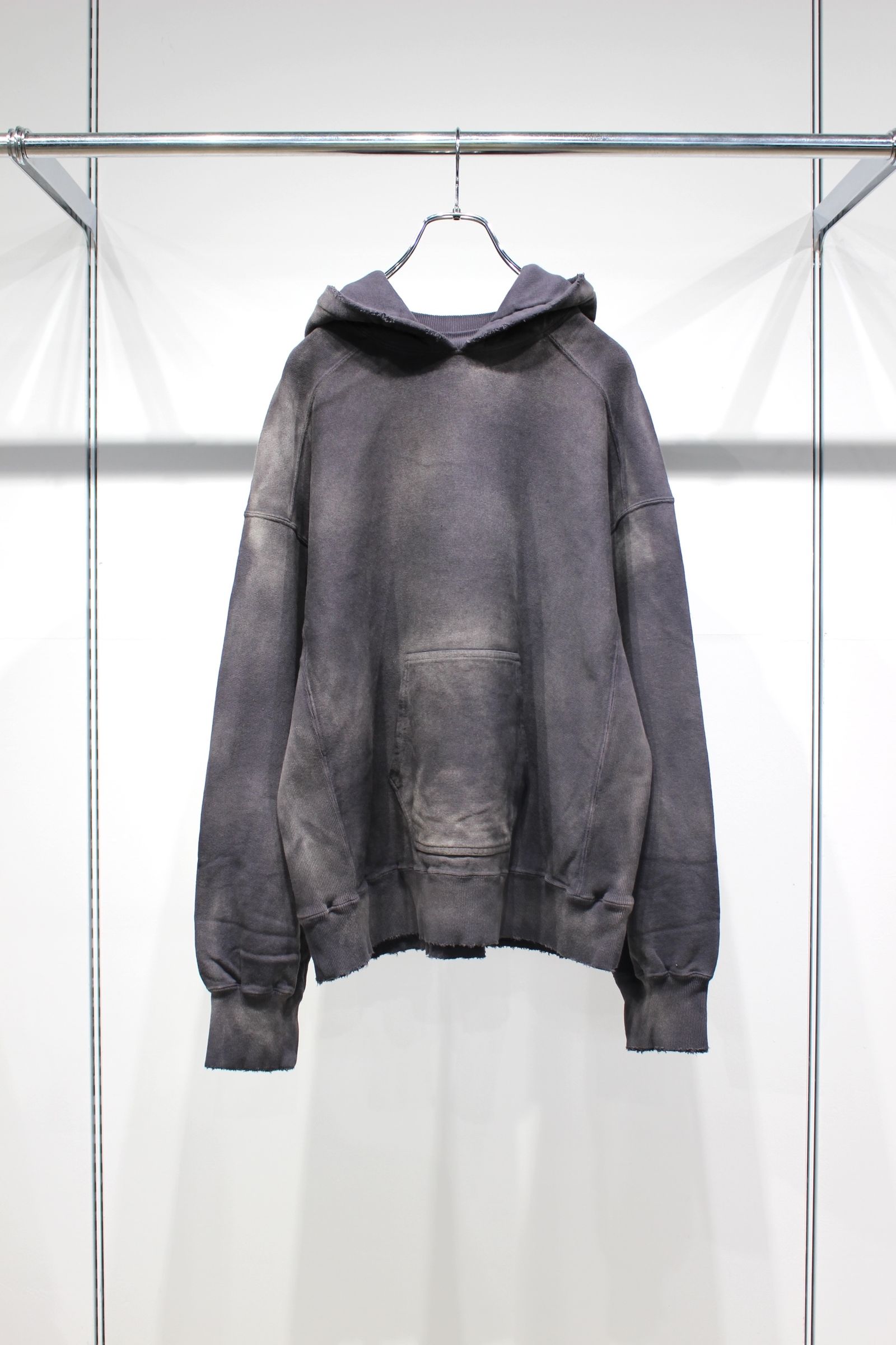 SWITCHING HOODIE | BLACK | フーディー