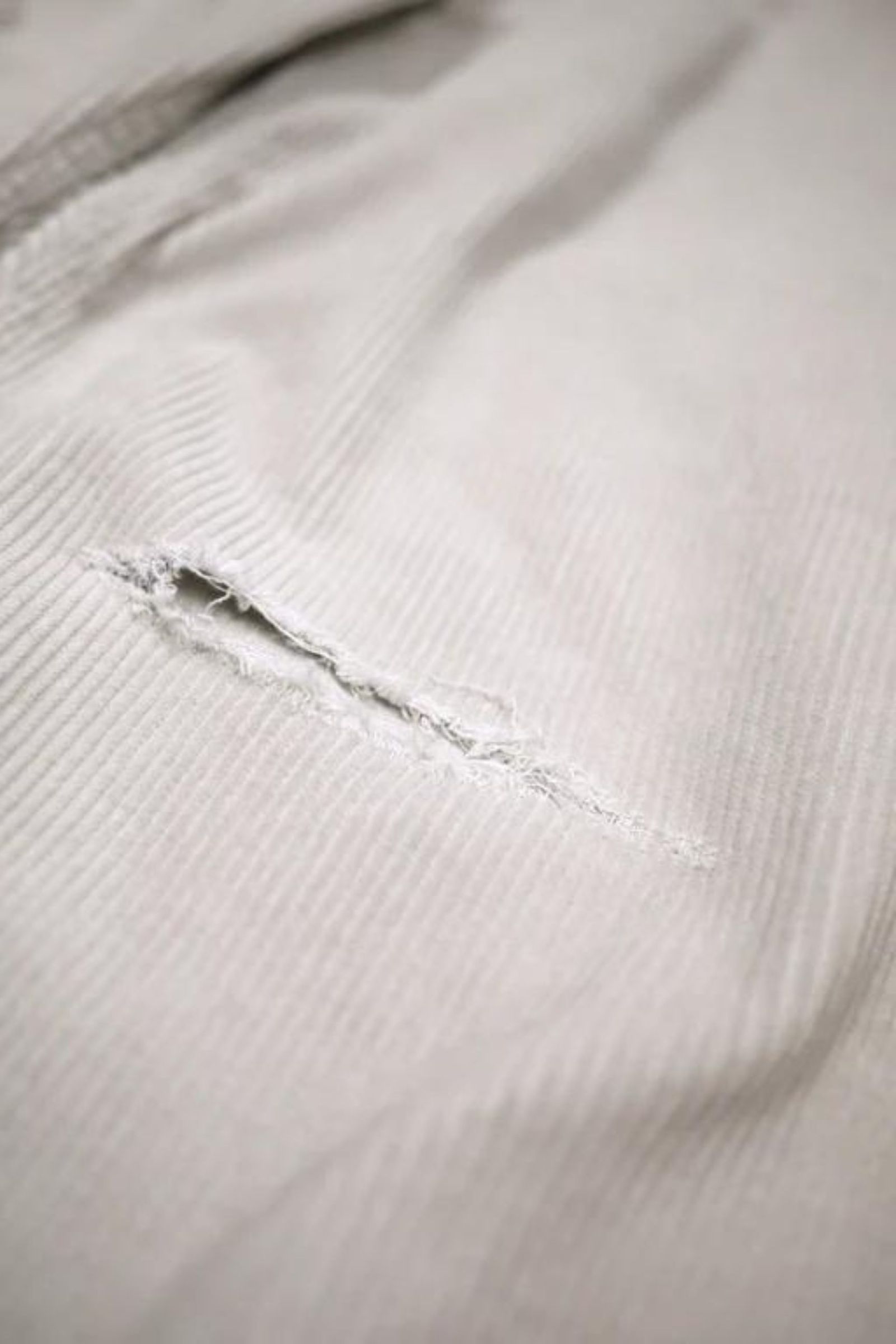 DAMAGE CORDUROY PANTS/OFF WHITE