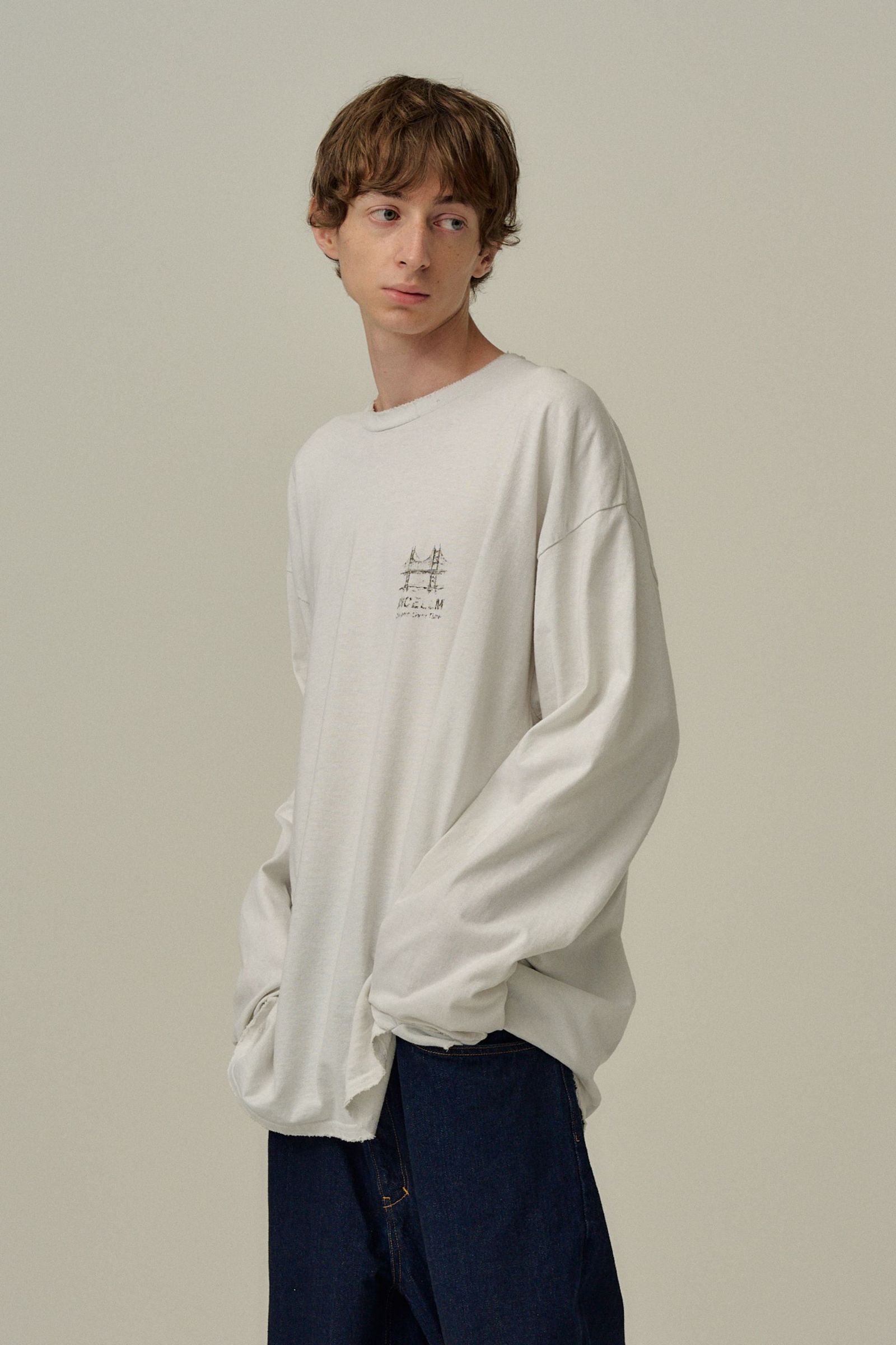 BRIDGE L/S T-SHIRT | WHITE | カットソー