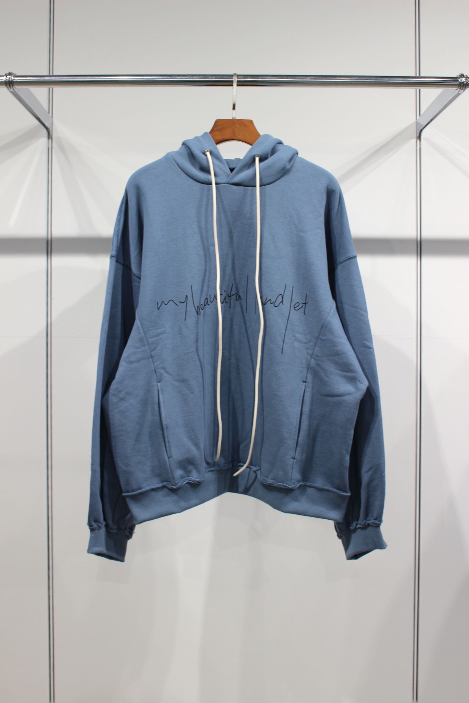 my beautiful landlet - URAKE SWEAT HOODIE/BLUE | NapsNote