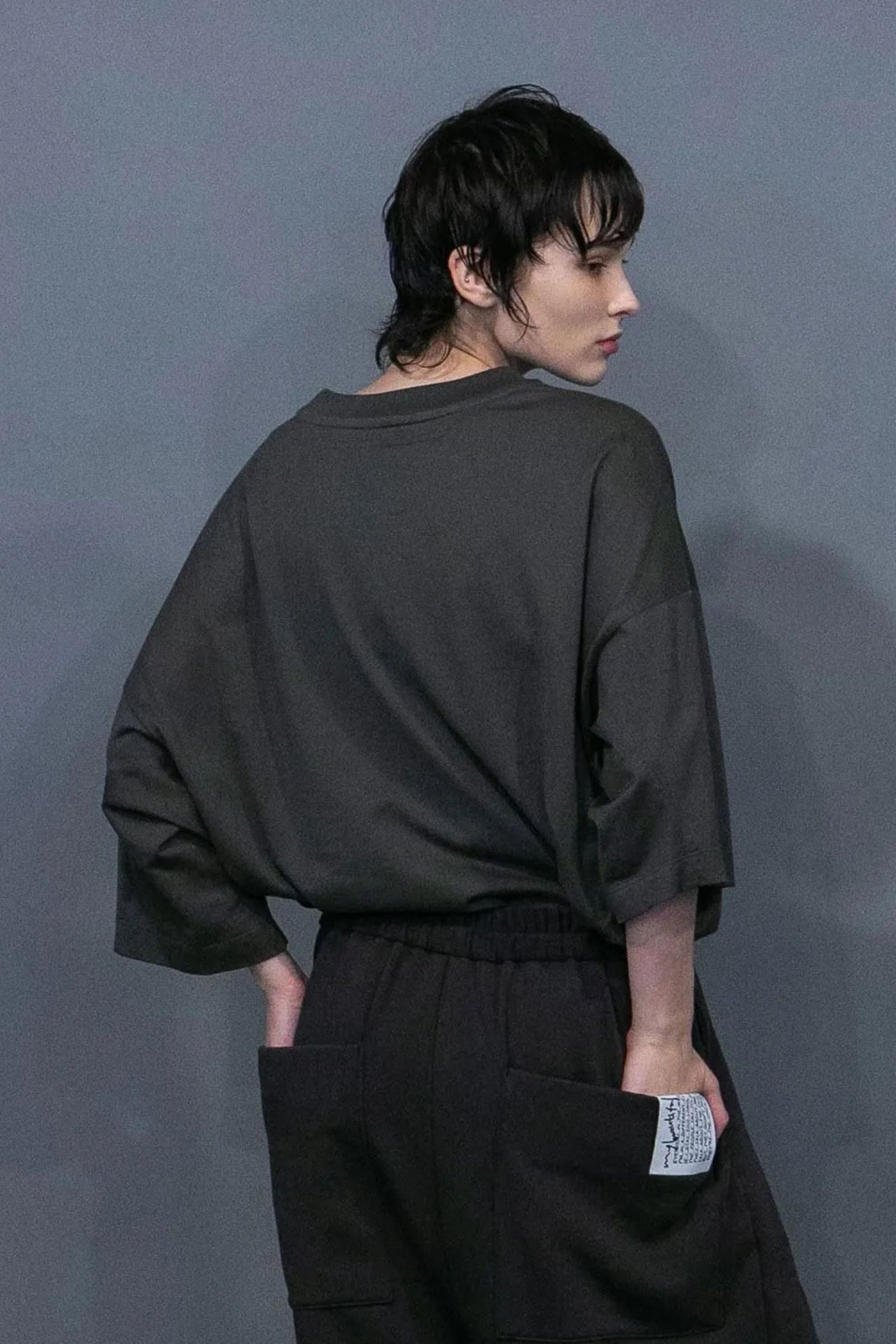 GIZANDY JERSEY OVERSIZE T-SHIRT | OLIVE | カットソー