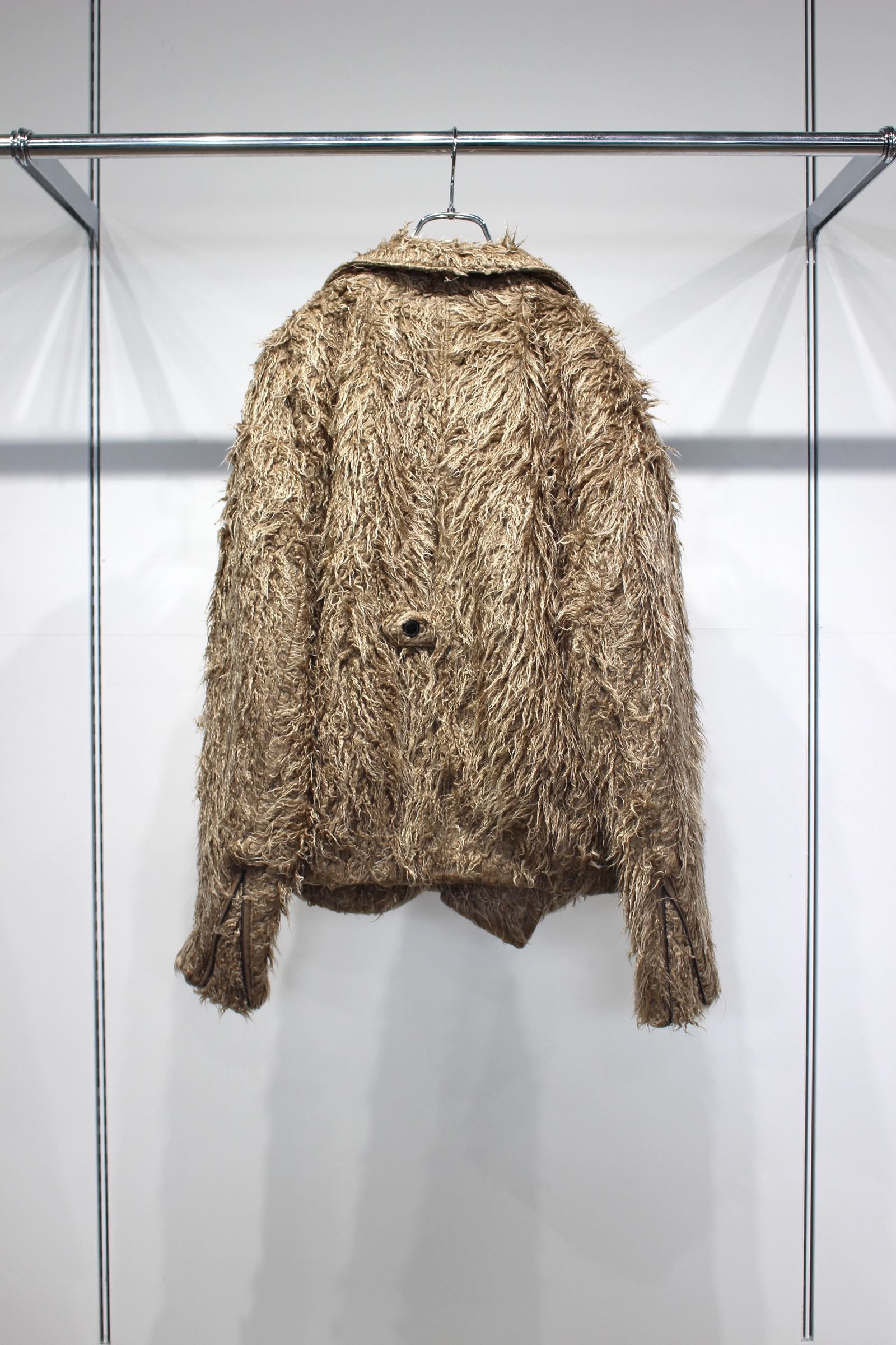 SHAGGY RIDERS JACKET | BEIGE | ライダースジャケット