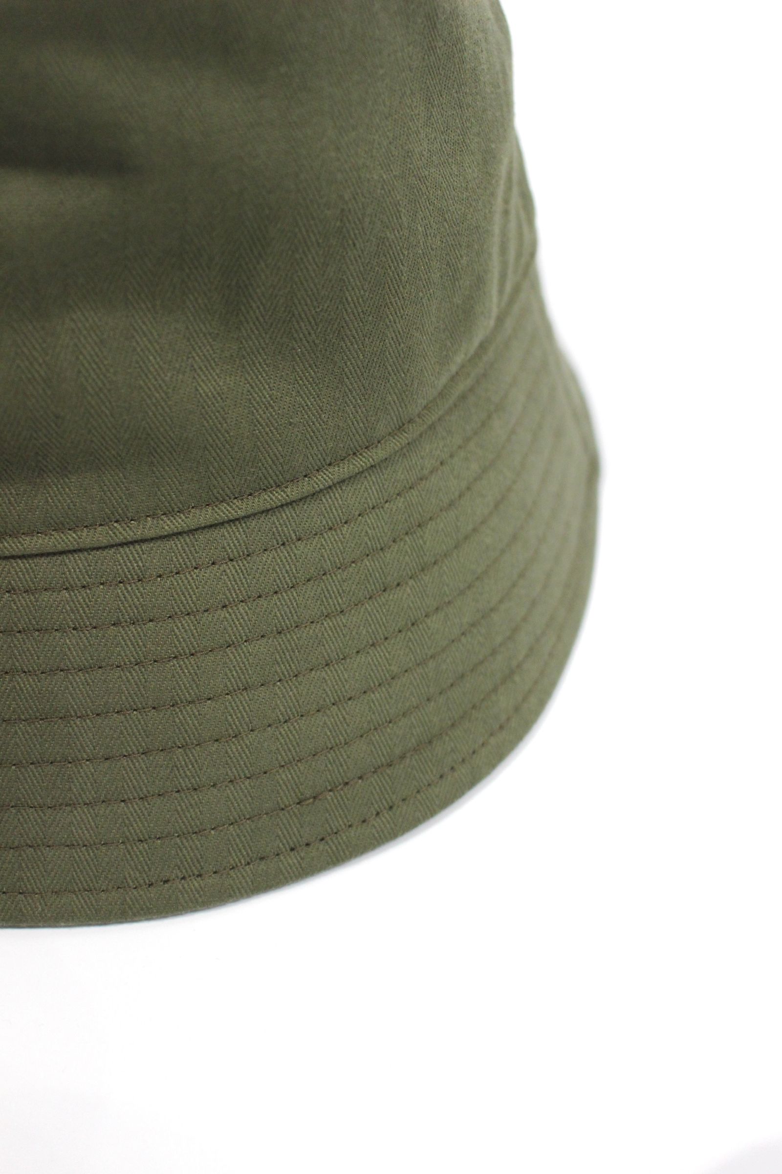 ORGANIC COTTON HBT TWILL BUCKET HAT | OLIVE | バケットハット