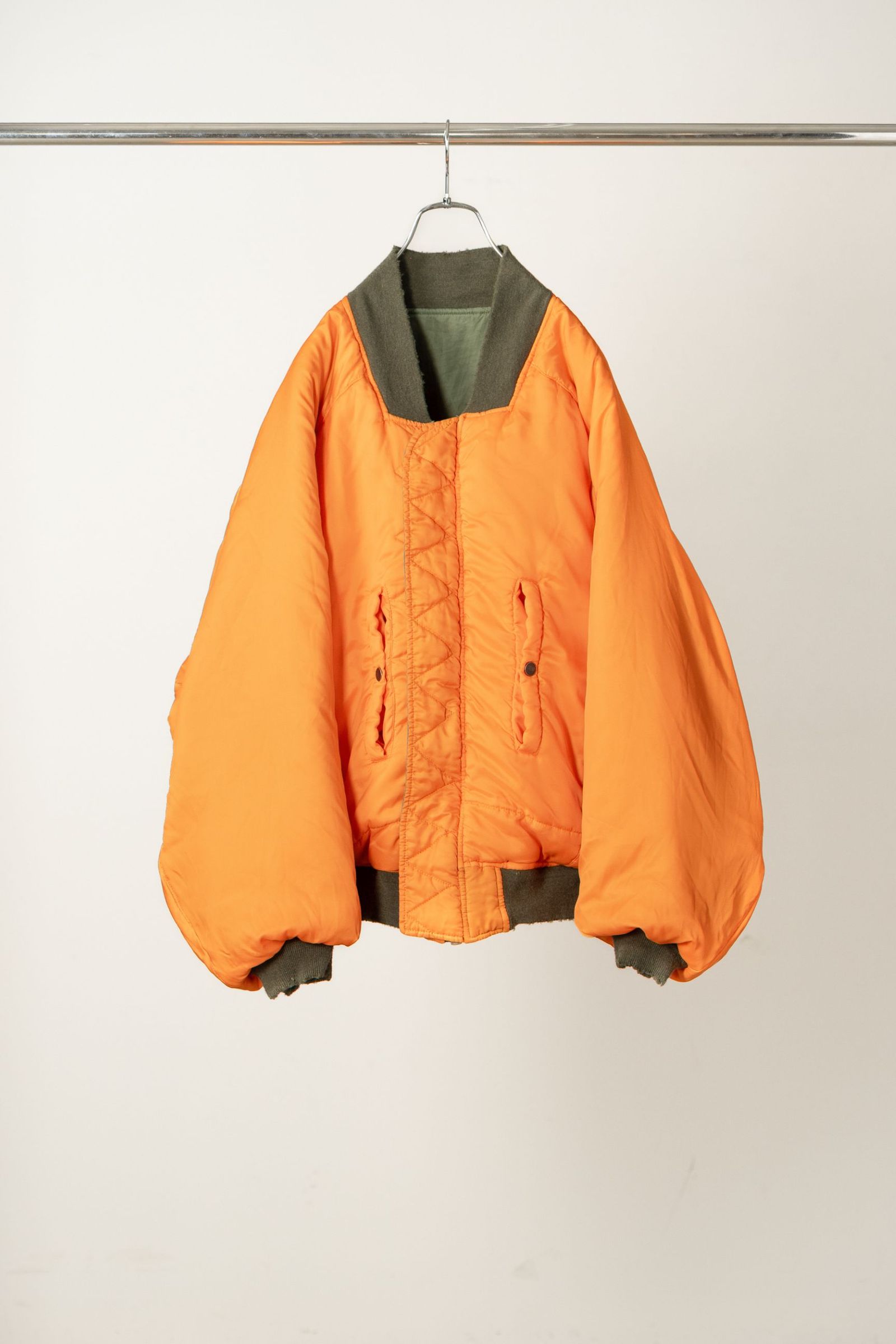 AGING BOMBER JACKET | KHAKI | ボンバージャケット