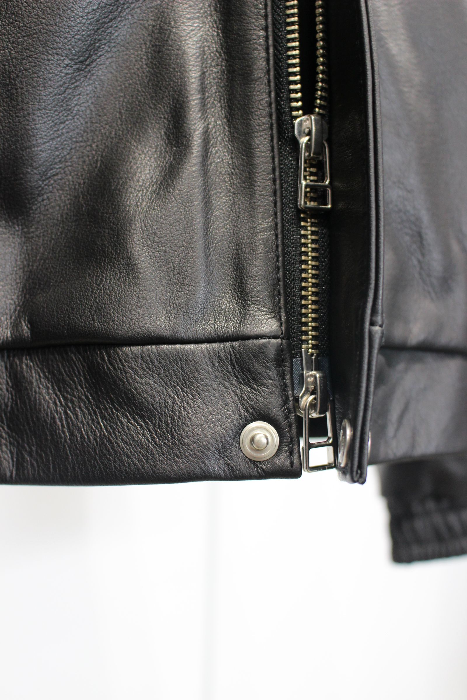 LEATHER BLOUSON | BLACK | レザーブルゾン