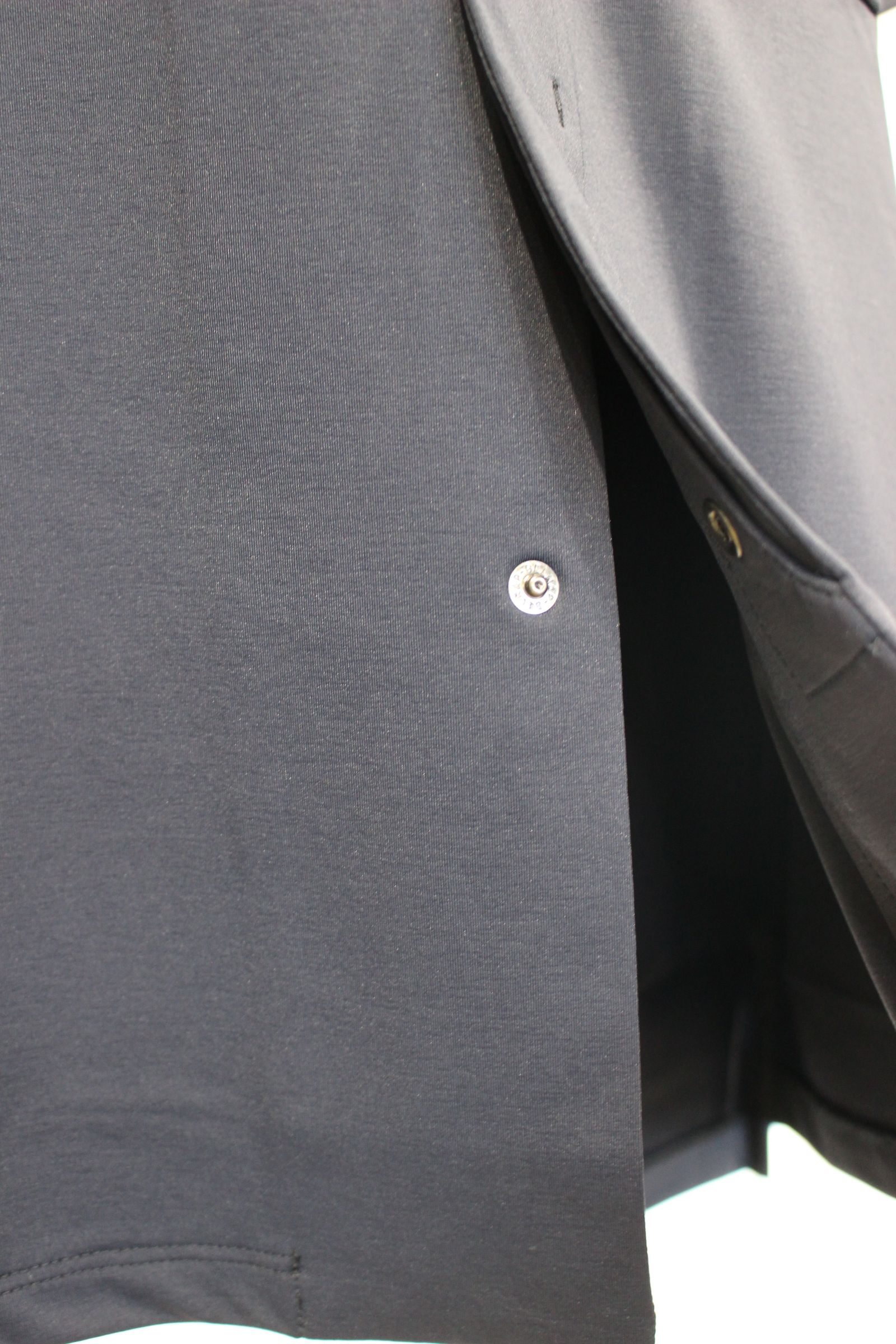 OPEN COLLAR SHIRT -solid- | D.NAVY | シャツ