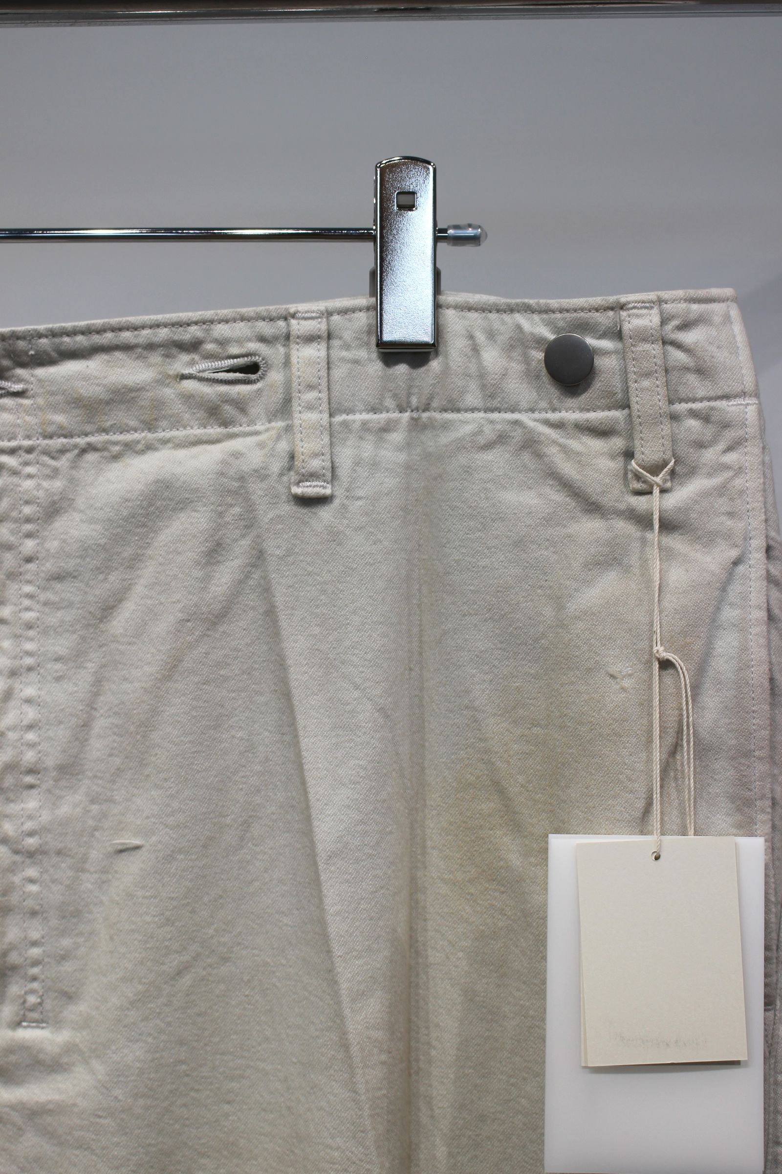 DENIM PAINTER PANTS | G.WHITE | ペインターパンツ