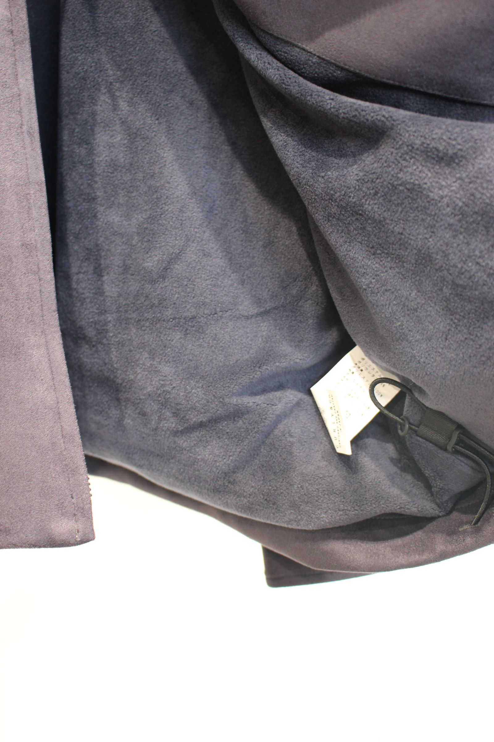 KNIT SUEDE ZIP-UP BLOUSON | SLATE NAVY | ジップアップブルゾン