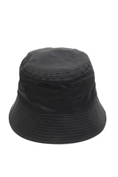 GIZA BACK SATIN BUCKET HAT/BLACK
