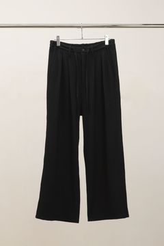 WIDE EASY PANTS | BLACK | イージーパンツ