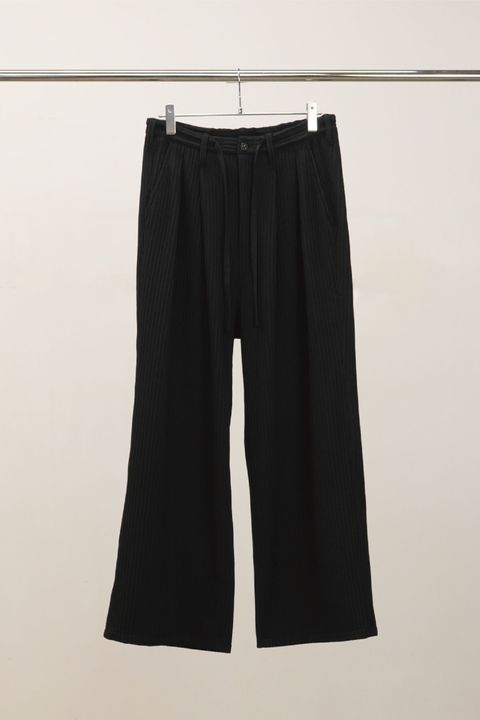 WIDE EASY PANTS | BLACK | イージーパンツ