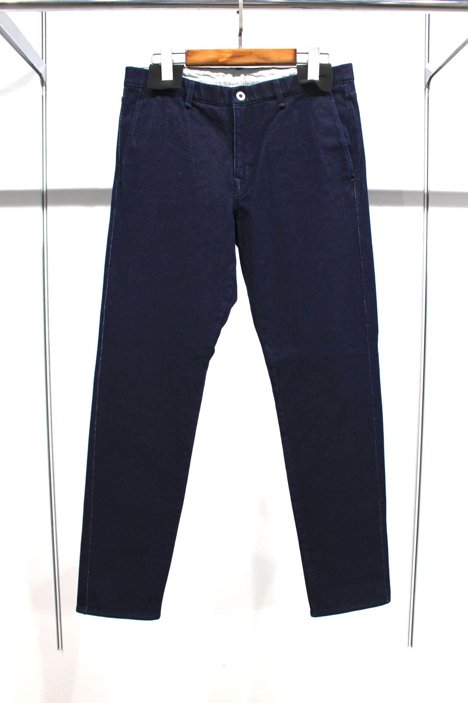 INDIGO SLIM FIT TROUSERS -ONE WASHED-/WASHED INDIGO