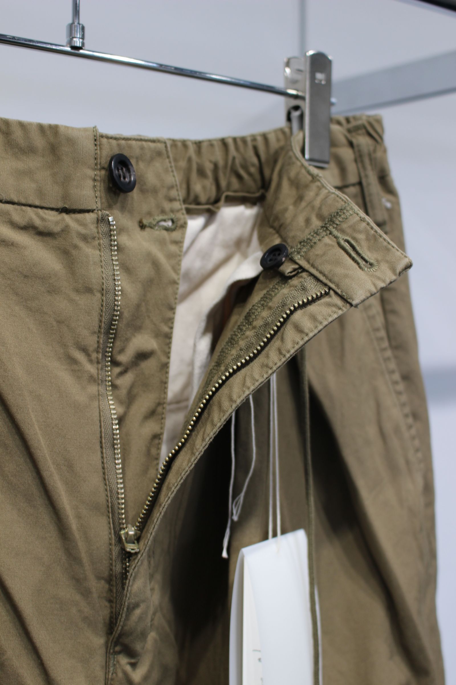 POPLIN CARGO PANTS | OLIVE | カーゴパンツ