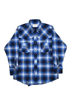 Western shirt | BLUE | シャツ